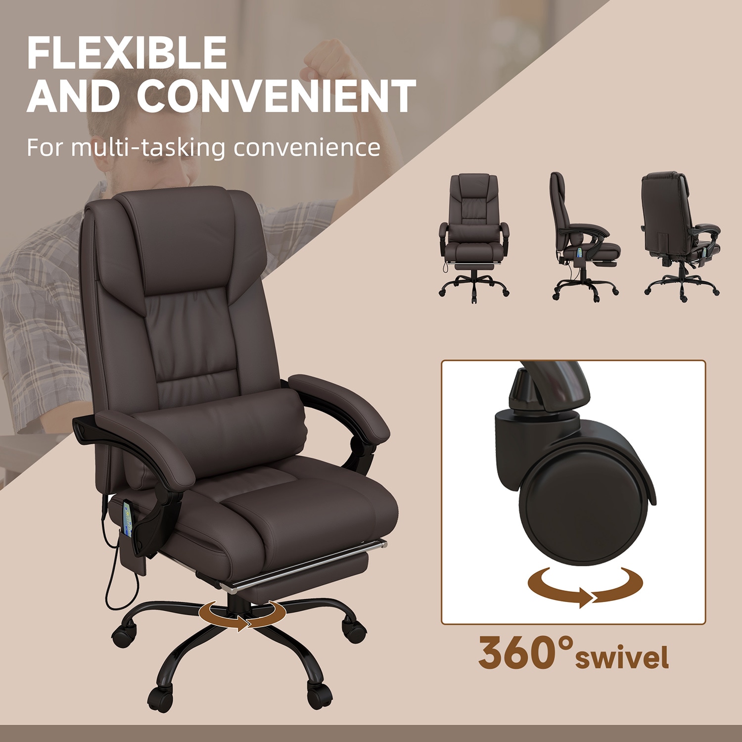 Sumyeg WF-CT-1353B-GL Office-Chairs - View #8