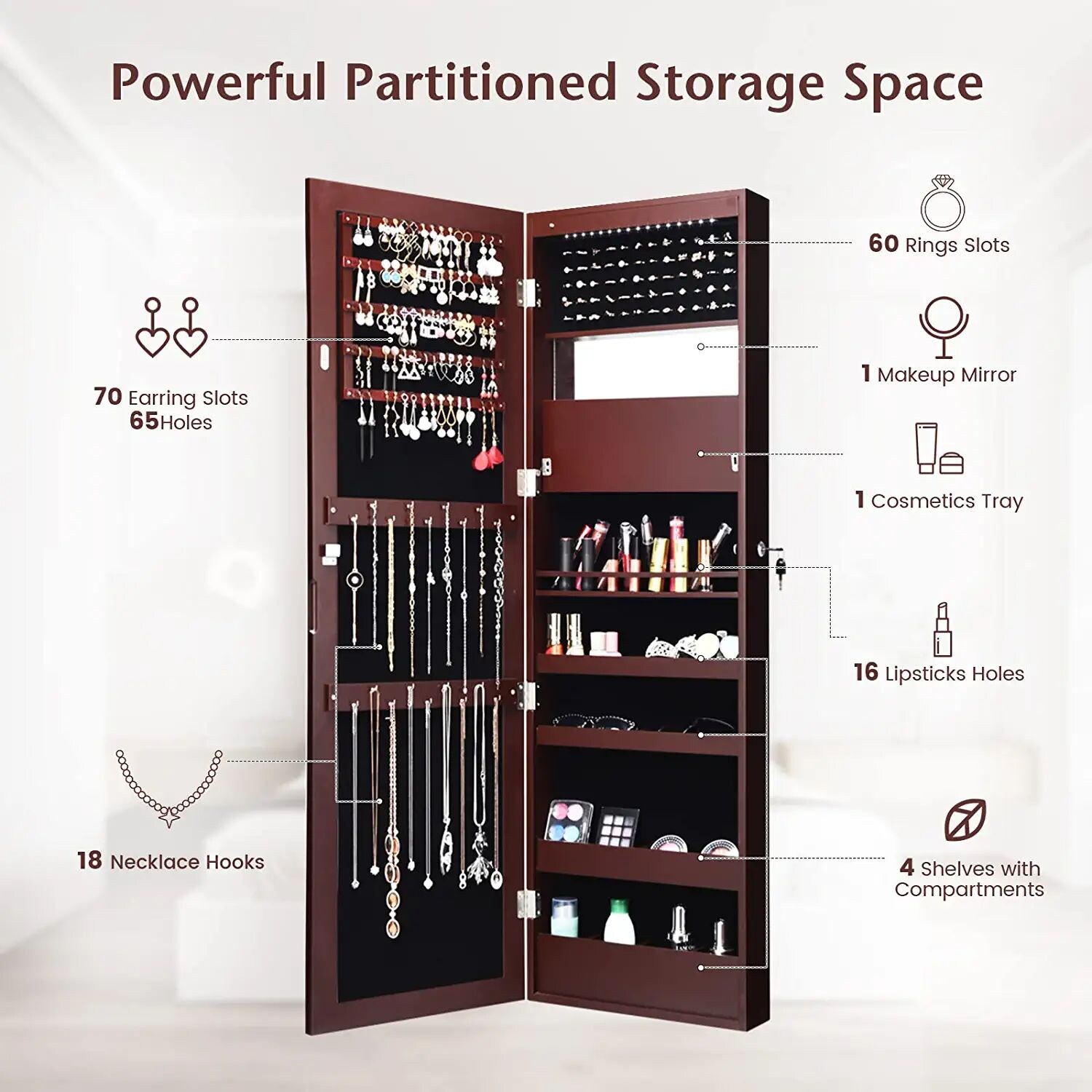 Slickblue D-CO-JV10086CF Jewelry-Armoires - View #6