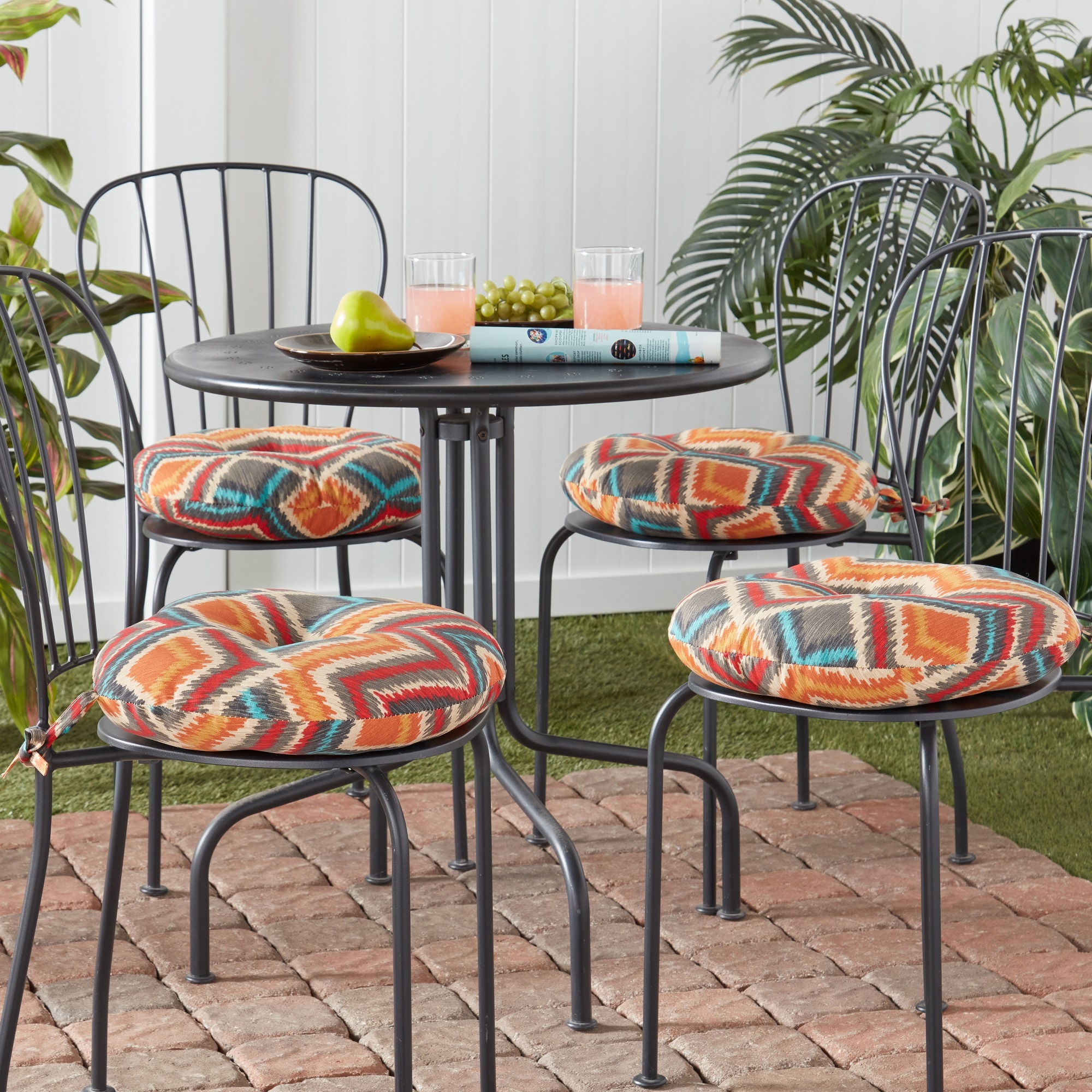 Greendale Home Fashions OC6816S4-SURREAL Patio-Furniture-Cushions - View #3