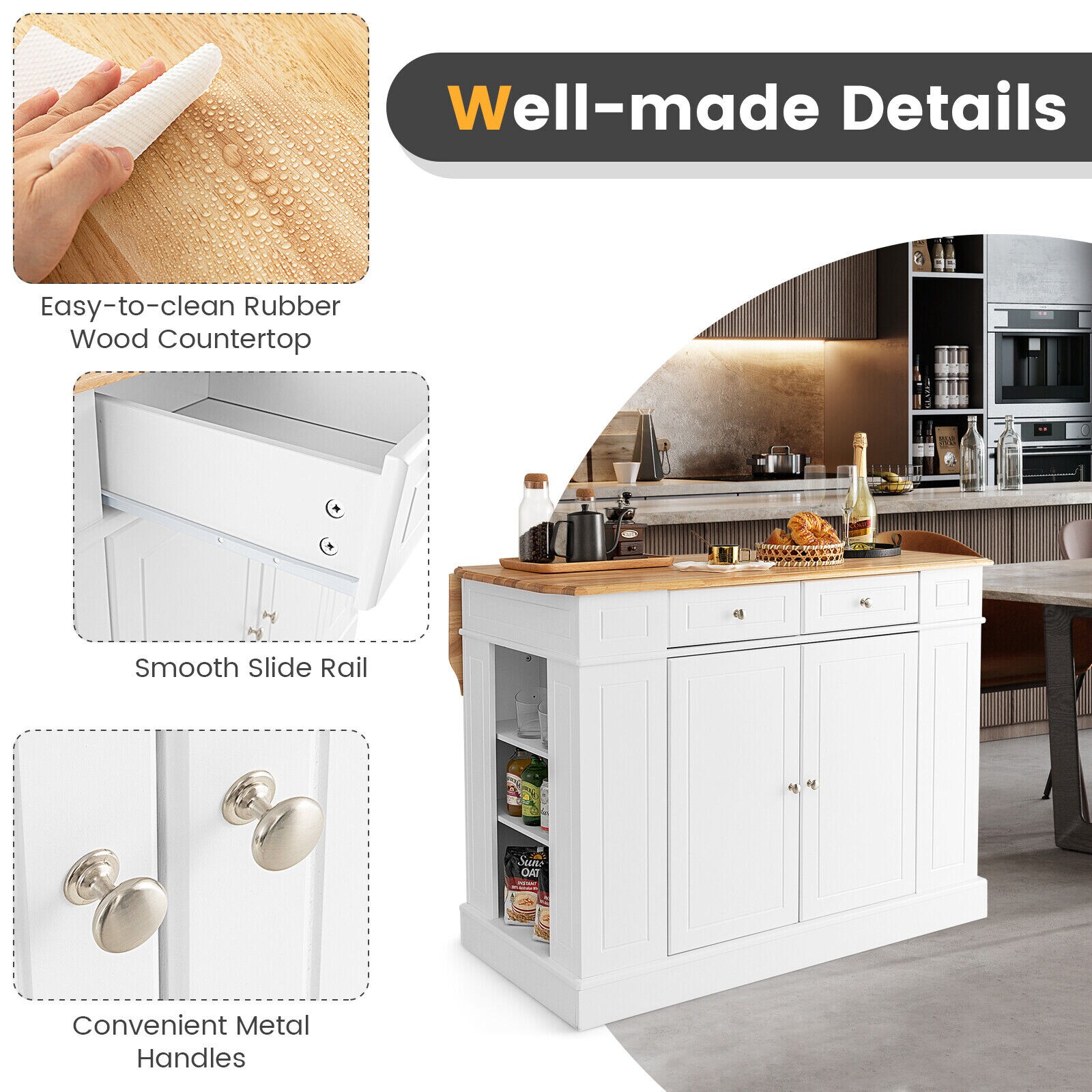 YERIVA KT5891WH Kitchen-Furniture - View #4