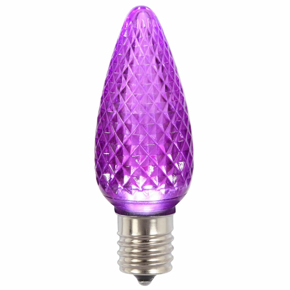 Vickerman XLEDC96-25 Indoor Purple LED C9 Assorted string light bulbs and fuses