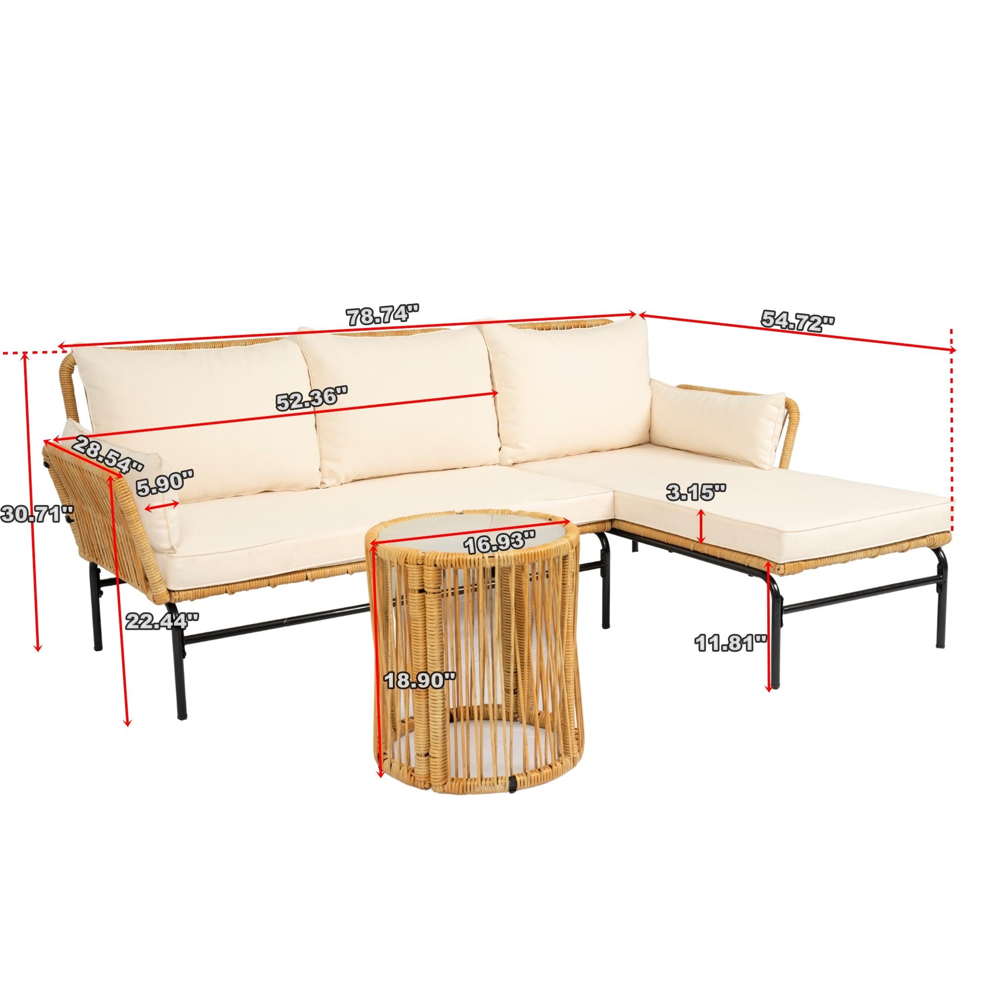 Bayfeve BFEF-38-PCS Patio-Conversation-Sets - View #9
