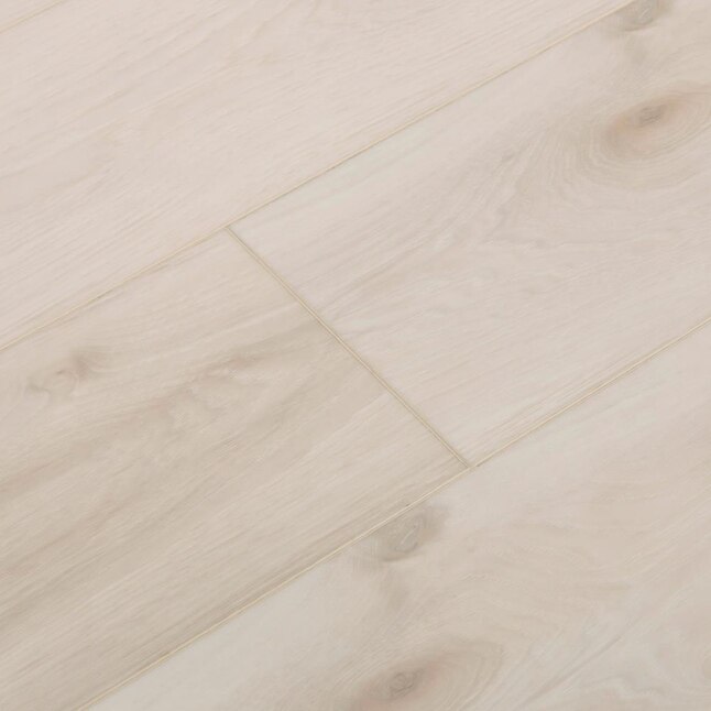 Cali Vinyl Pro With Mute Step Afterglow, White Wood Look Vinyl Plank Flooring