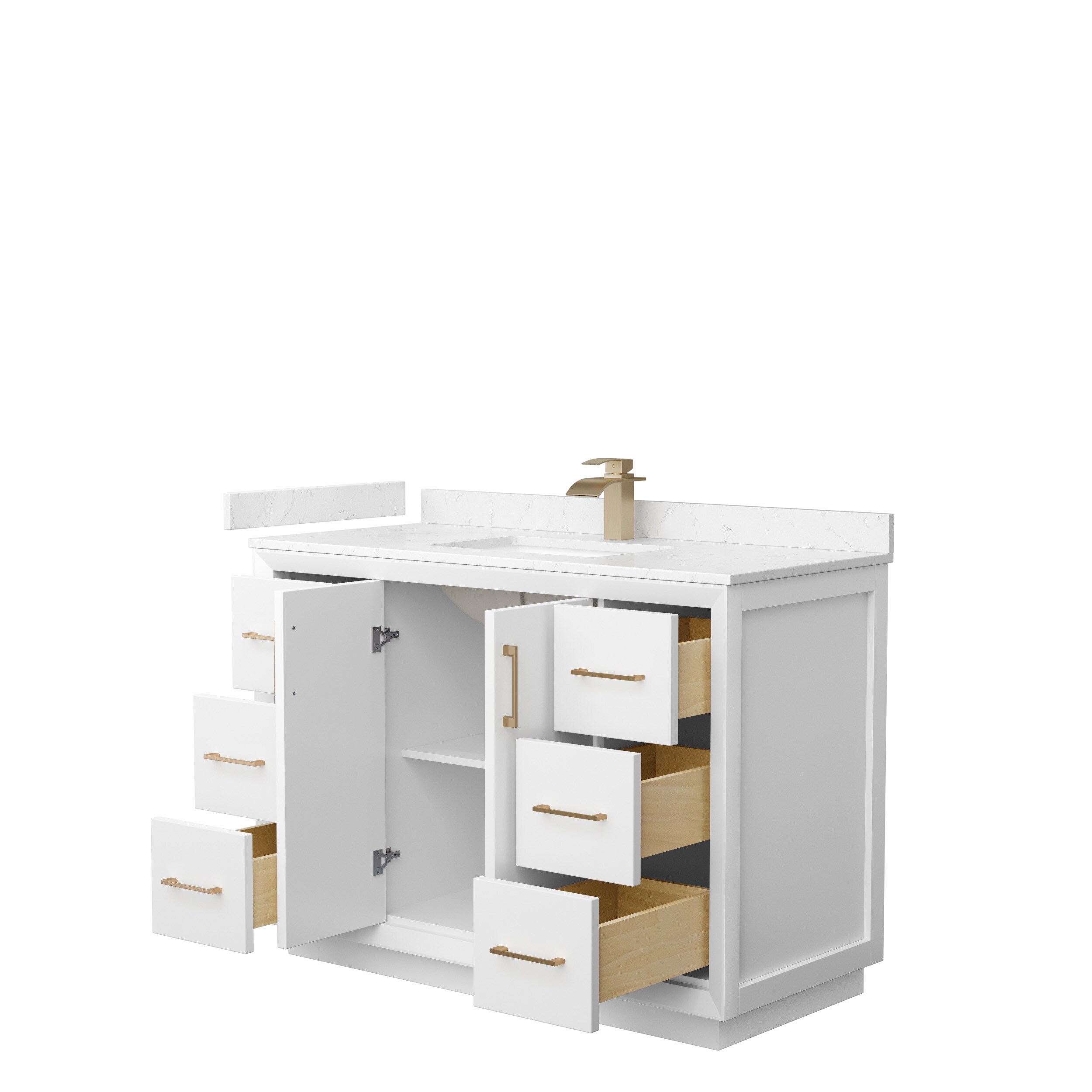 Wyndham Collection WCF414148SWZC2UNSMXX Bath-Vanity-Combo - View #2