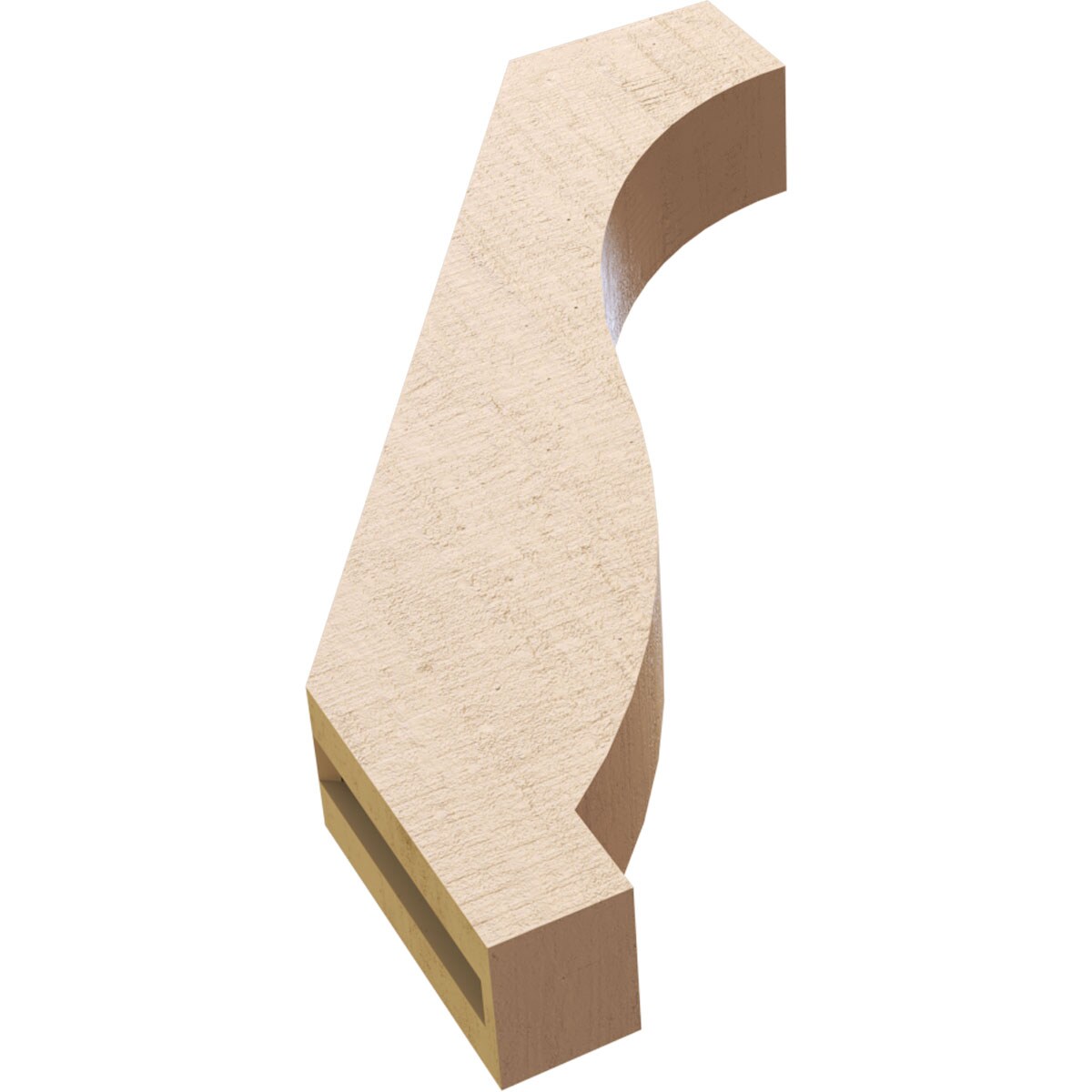Ekena Millwork BRCUR03X16X22BKRRCPR braces - View #7