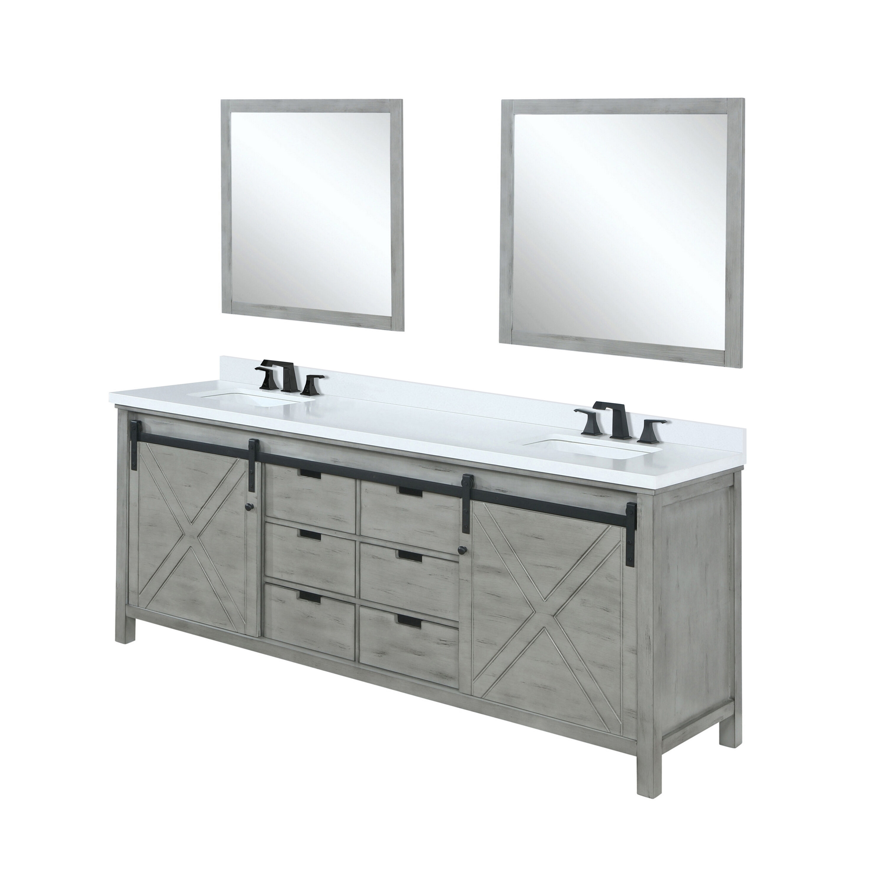 Lexora LVM80DH311 Bath-Vanity-Combo - View #2