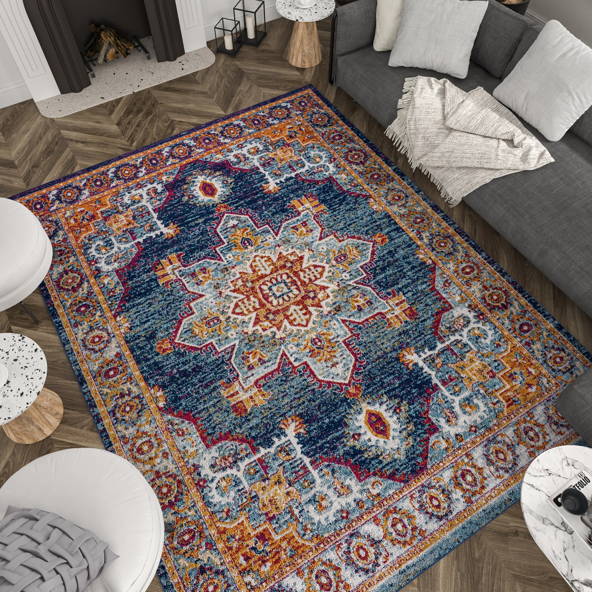 Tayse DIA1900 9X12 rugs - View #7