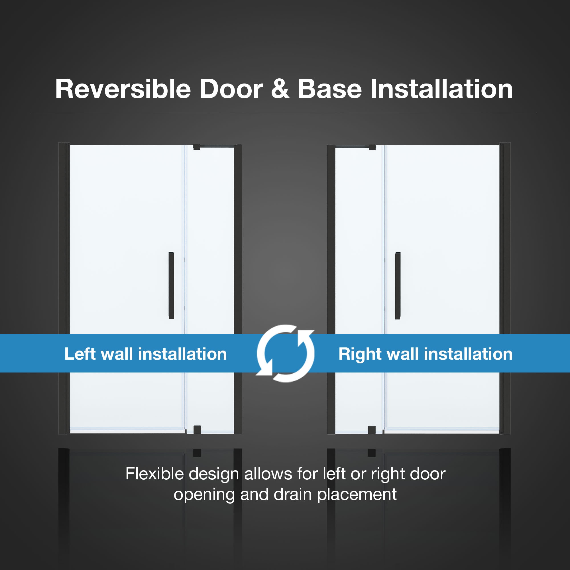 OVE Decors 15SKC-PASA48-BLK Alcove-Shower-Kit - View #13