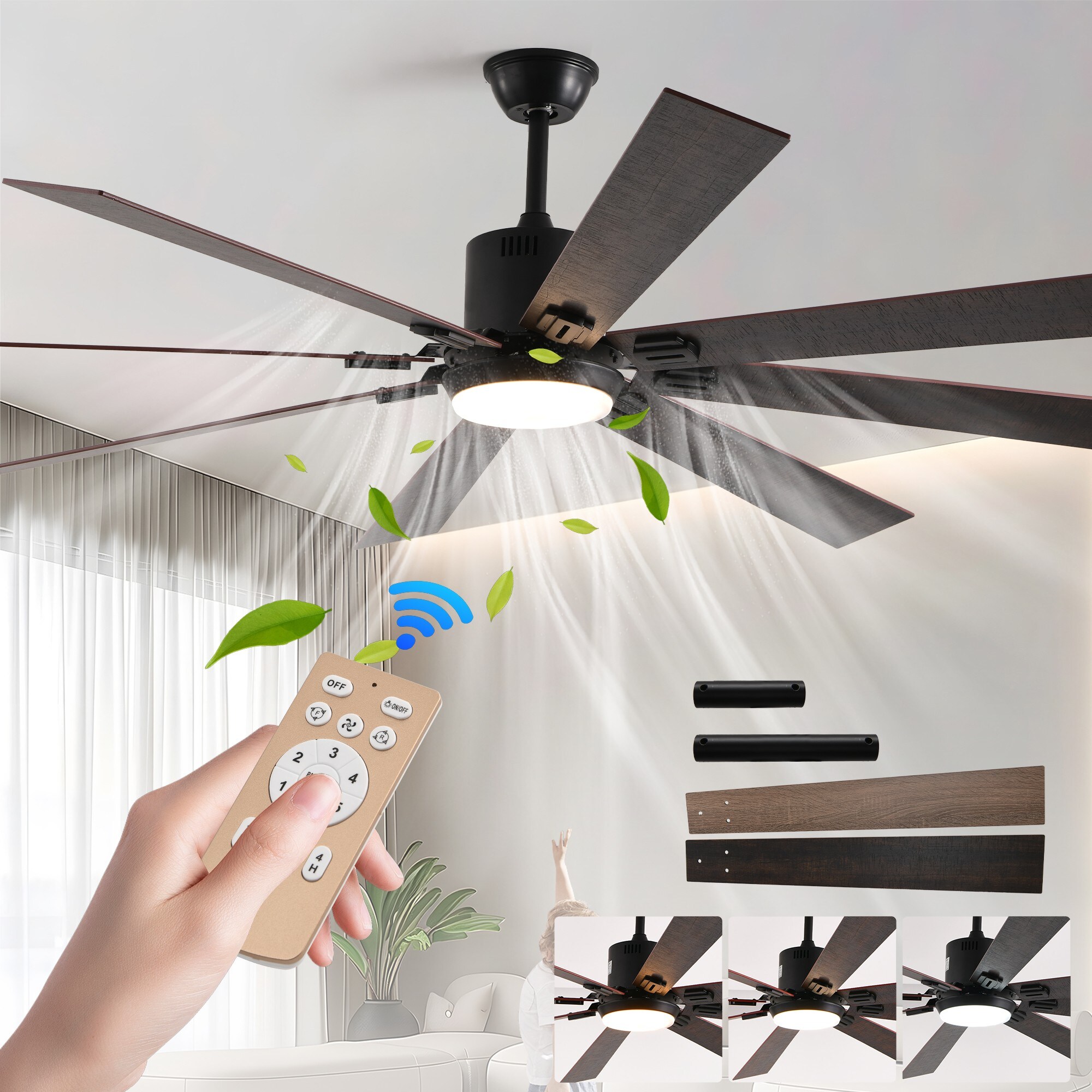 ToolCat BZ-3-126-SN Ceiling-Fans - View #12