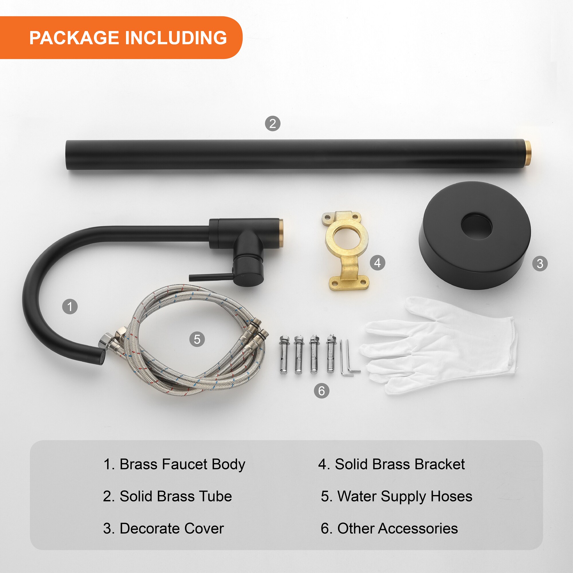 WELLFOR GSM-18033BK Roman-Tub-Faucets - View #11