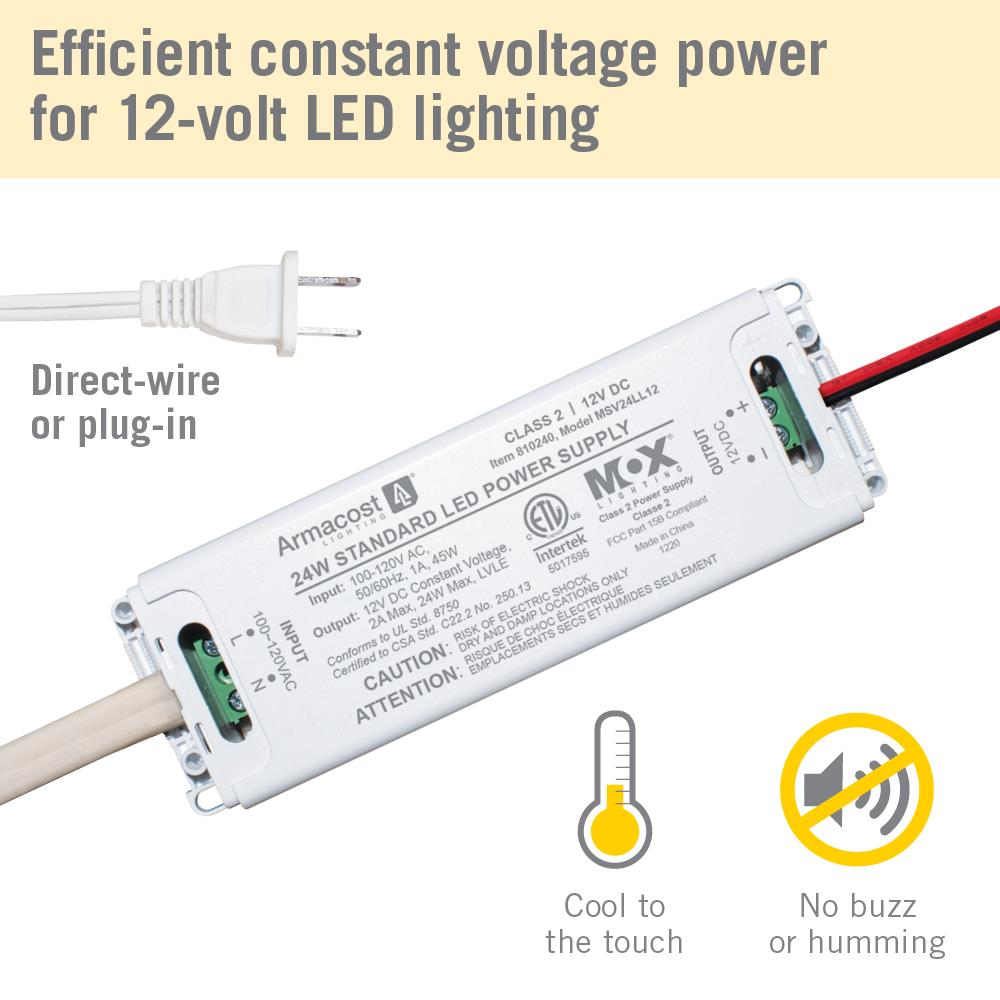 24 Watt AC Adapter for Under Cabinet Lighting