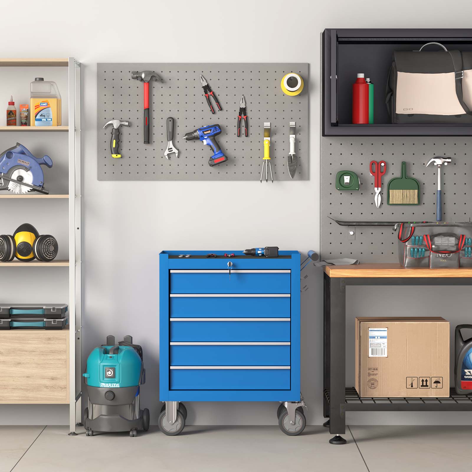 RaDEWAY TH111208-BU Tool-Cabinets - View #7