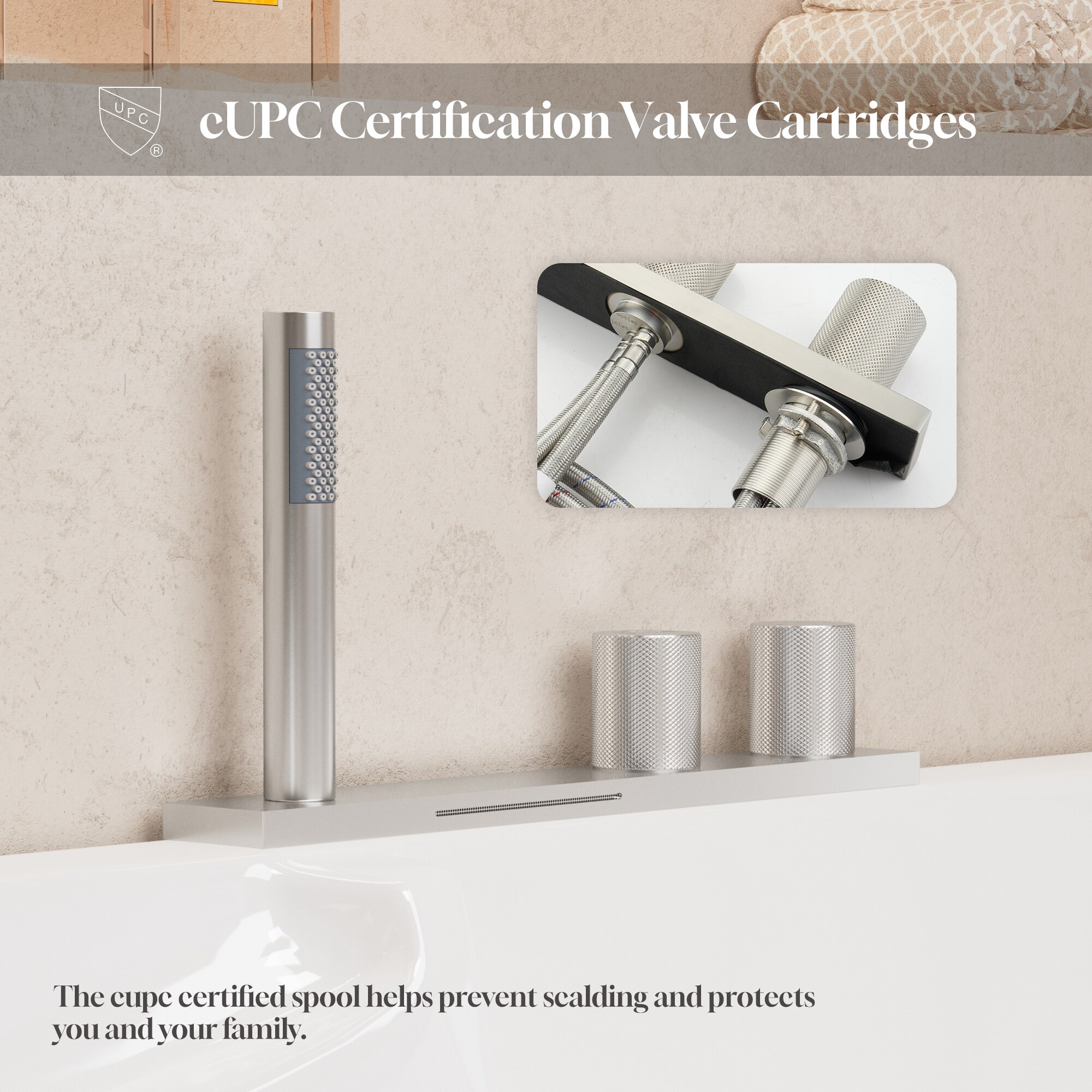 CASAINC CA-I4344-BN Roman-Tub-Faucets - View #5
