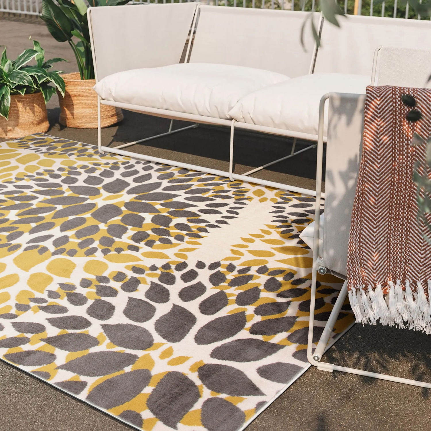 World Rug Gallery 9099 YELLOW 3X5 rugs - View #5