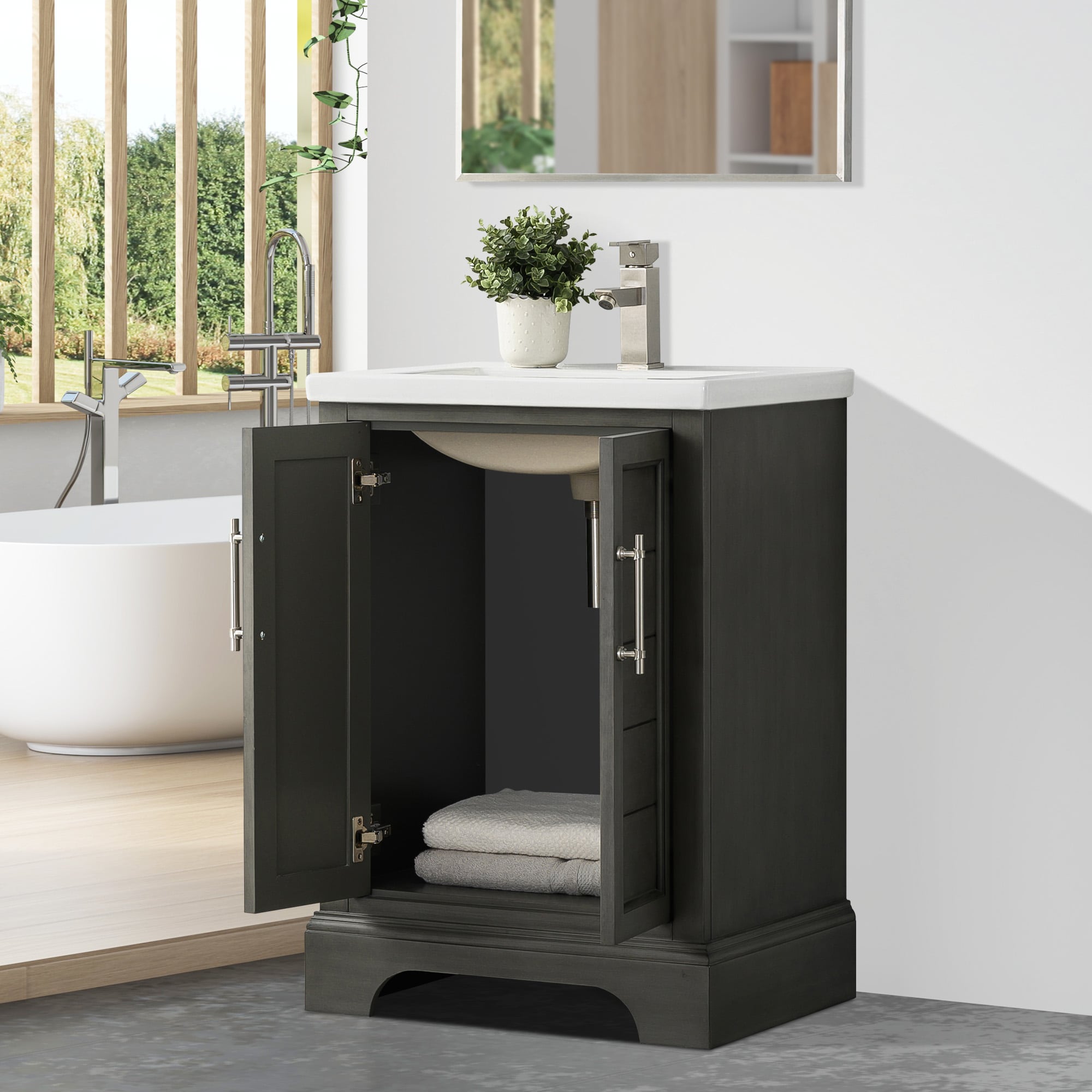 Vanity Art VA5024-SG Bath-Vanity-Combo - View #3