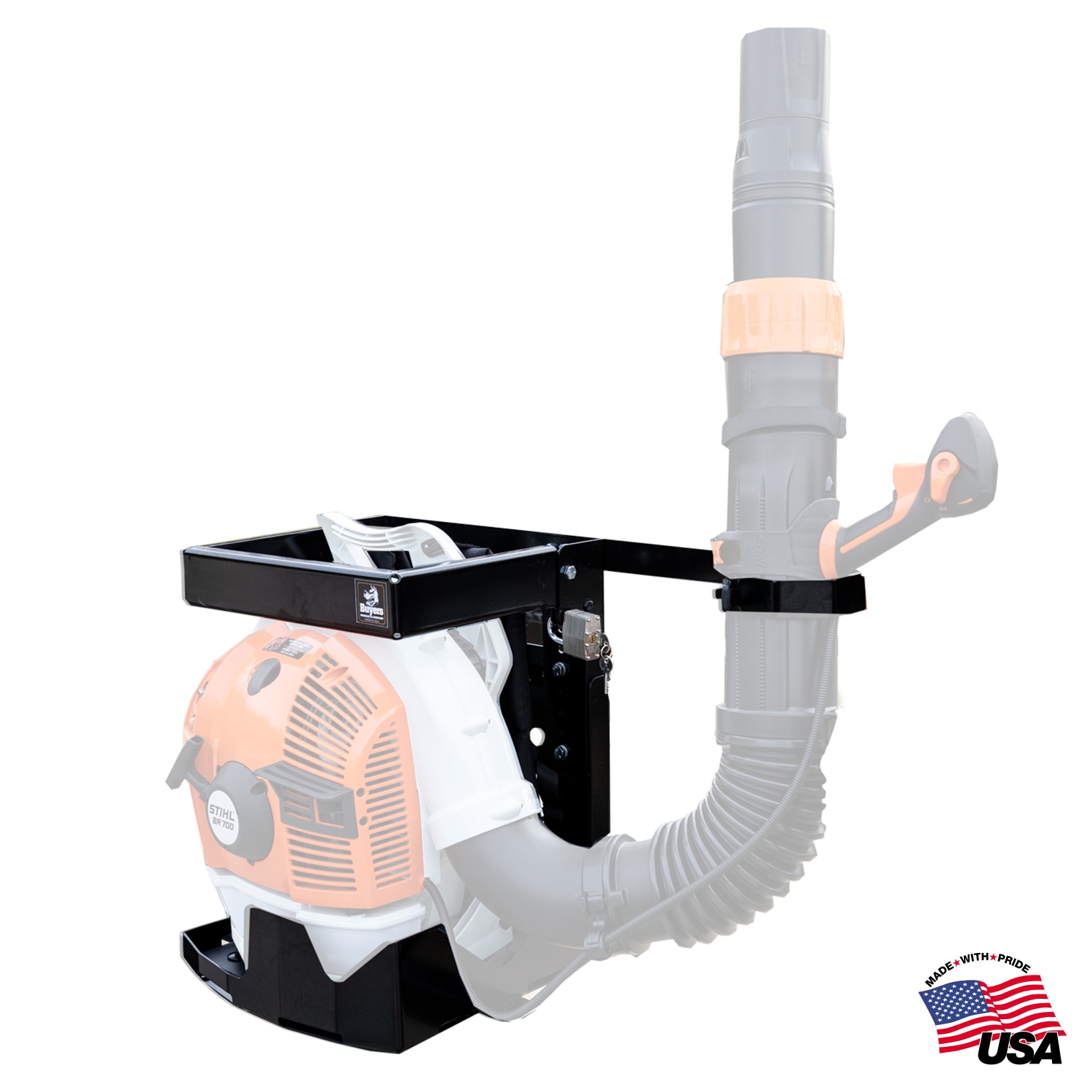 Buyers Products LT24 Adjustable Backpack Blower Rack for Open and Enclosed Landscape Trailers
