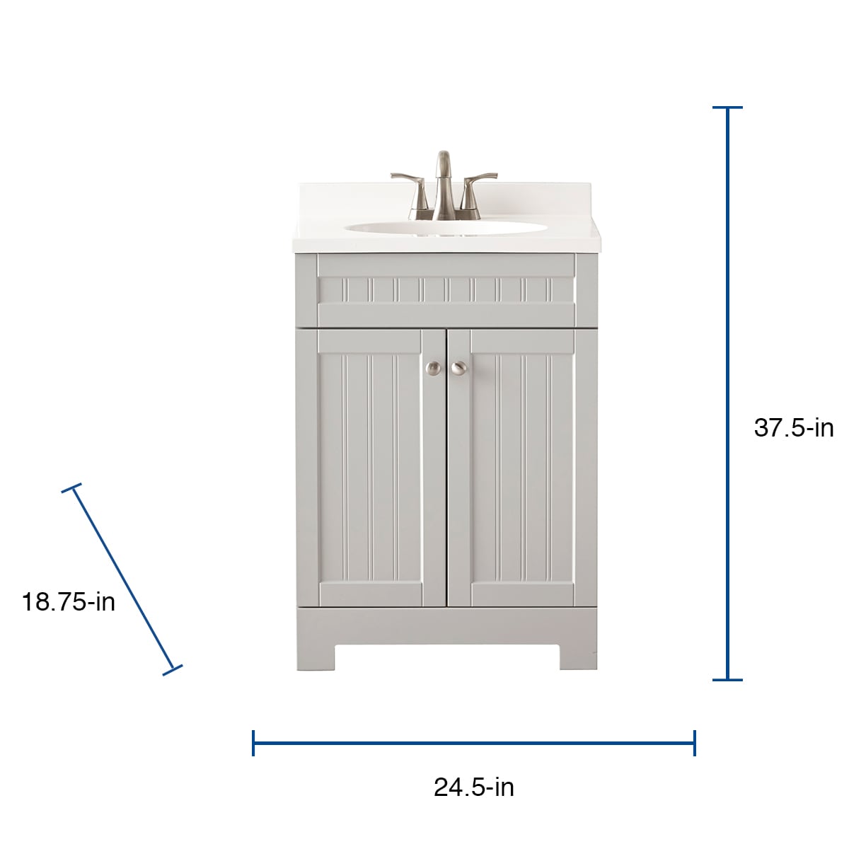 Style Selections C21J24-SS Bath-Vanity-Combo - View #3