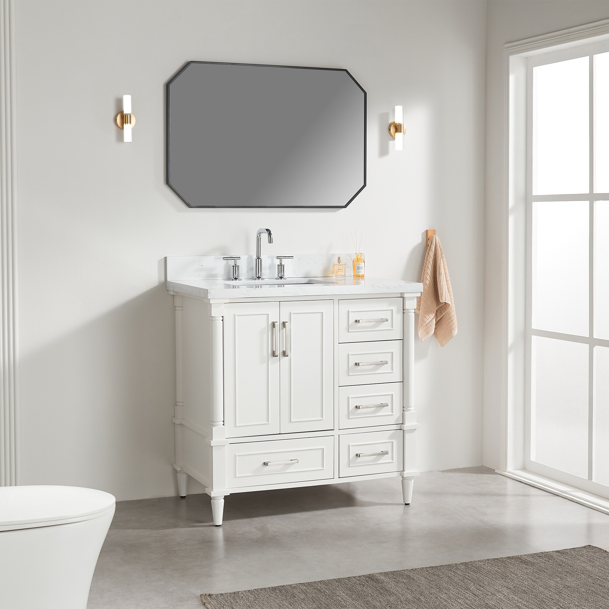 WELLFOR WA-9648-DH Bath-Vanity-Combo - View #8