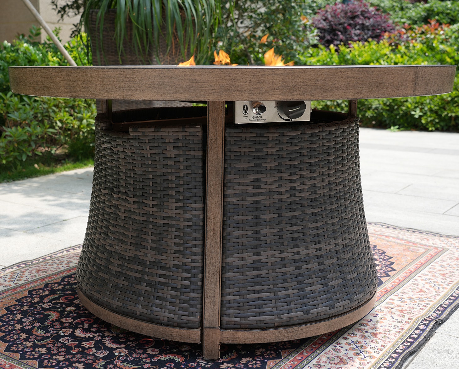 Direct Wicker DWG3R521E-BR Outdoor-Gas-Firepits - View #6