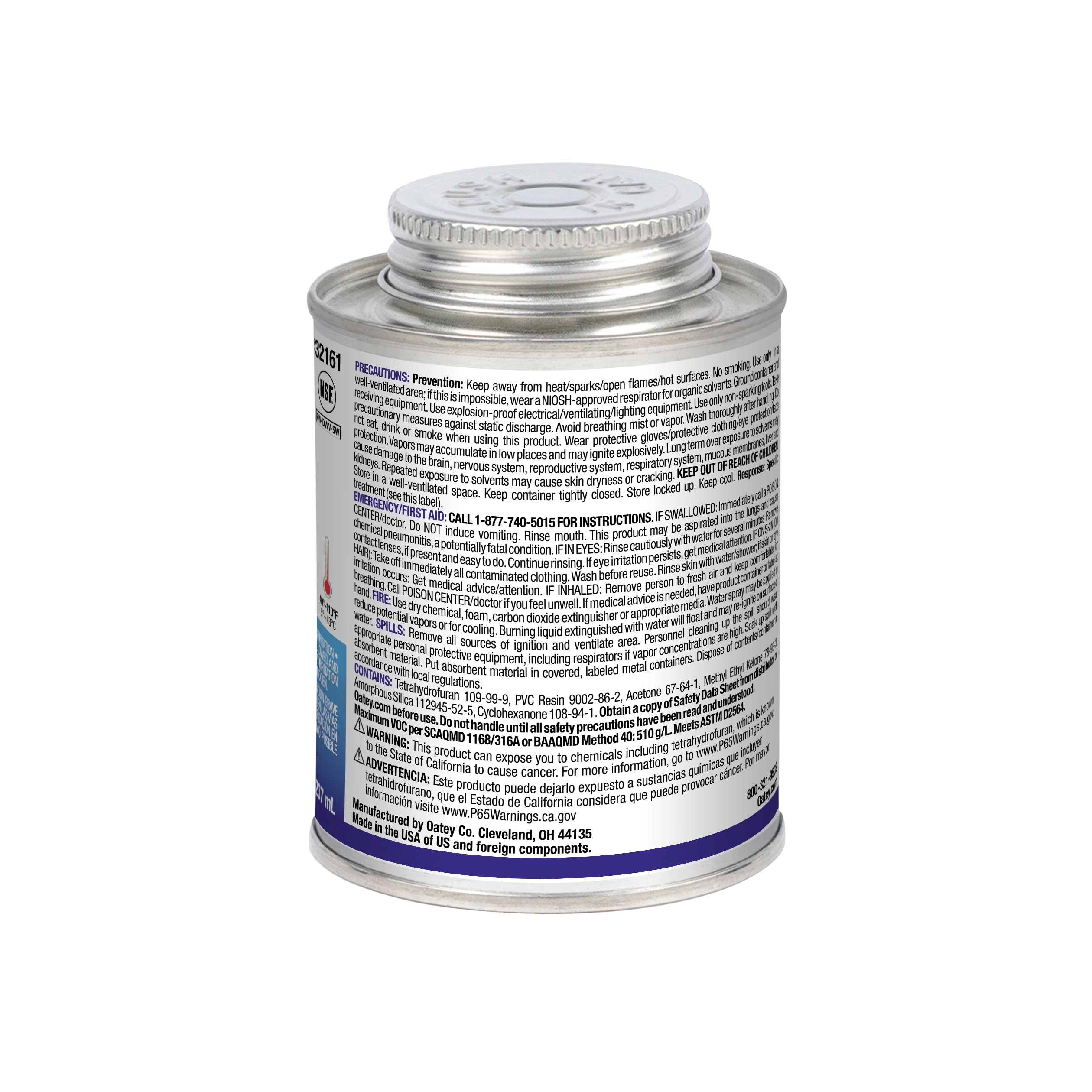 Oatey 32161L Pipe-Cements-Primers-Cleaners - View #10
