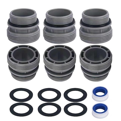 KIWDZFU 4560 Pool Hose Adapter Conversion Kit for Intex Hayward Coleman Above Ground Pool Filter Pump Hose Conversion 40mm to 1 1 2 Inch 6 Pack