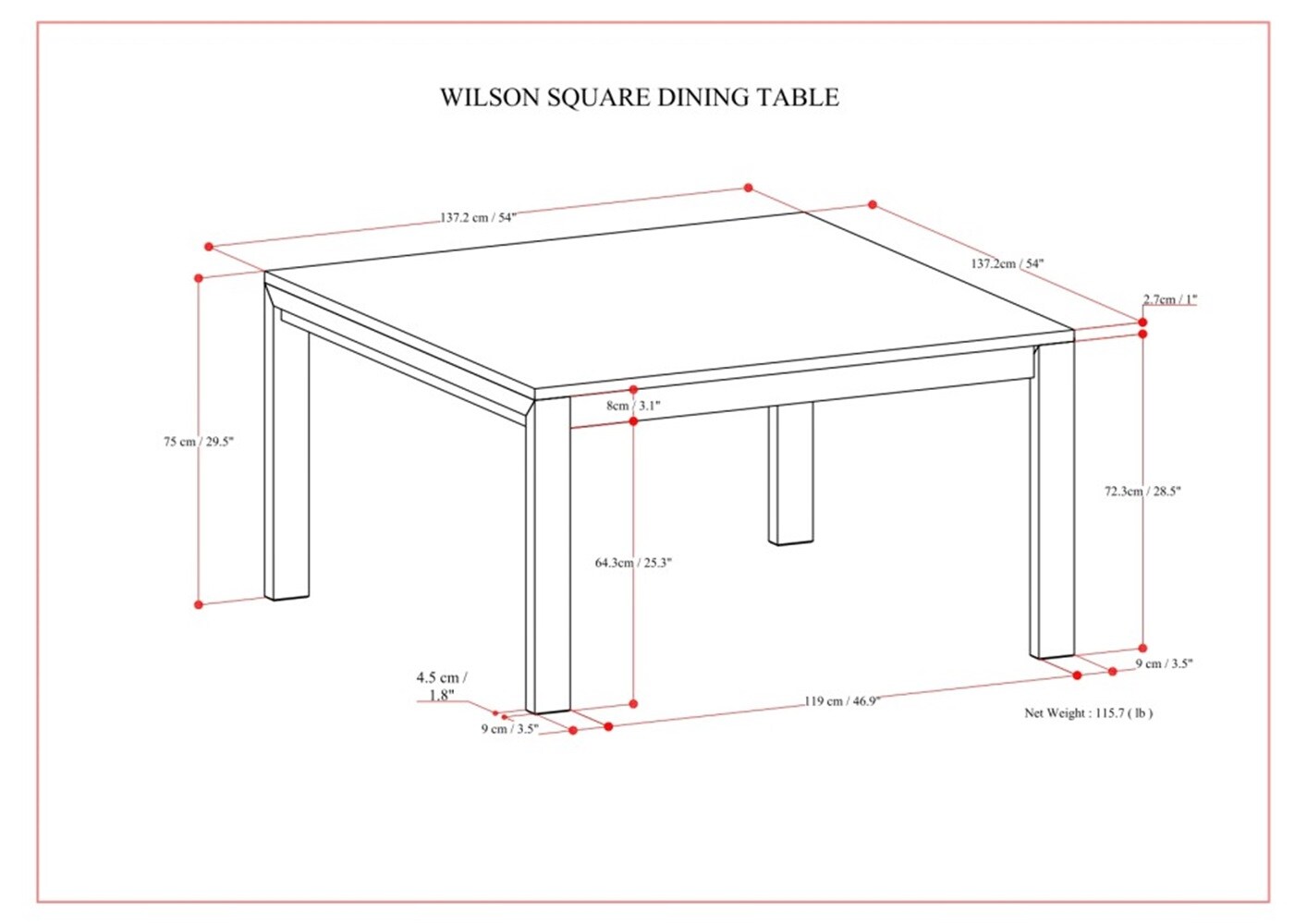 Simpli Home LO5DS004WLSCGWL Dining-Sets - View #13