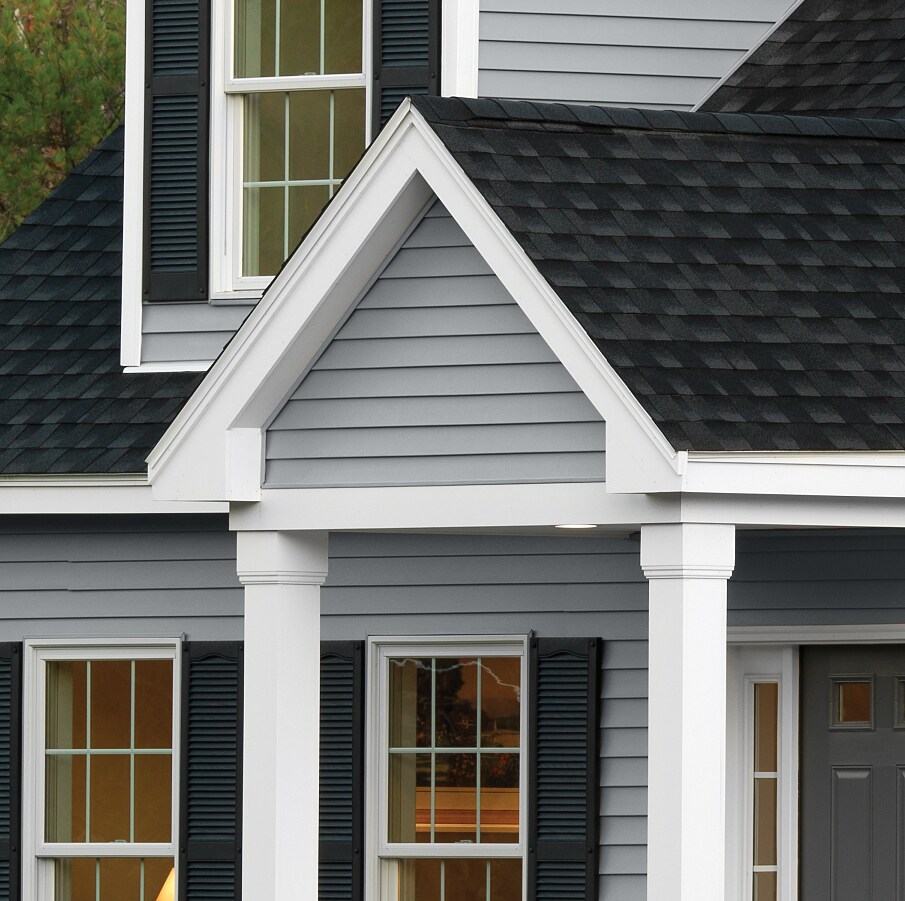 Georgia Pacific Forest Ridge Double 4 In Traditional Wedgewood Vinyl Siding Panel 8 In X 150 In 9758