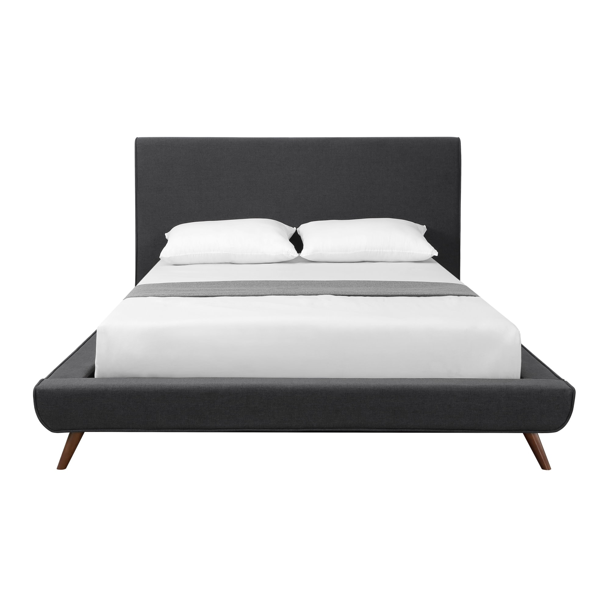 Loft Lyfe LBD142-03CLQ-LS Telford Charcoal Queen Wood Bed frame Bed