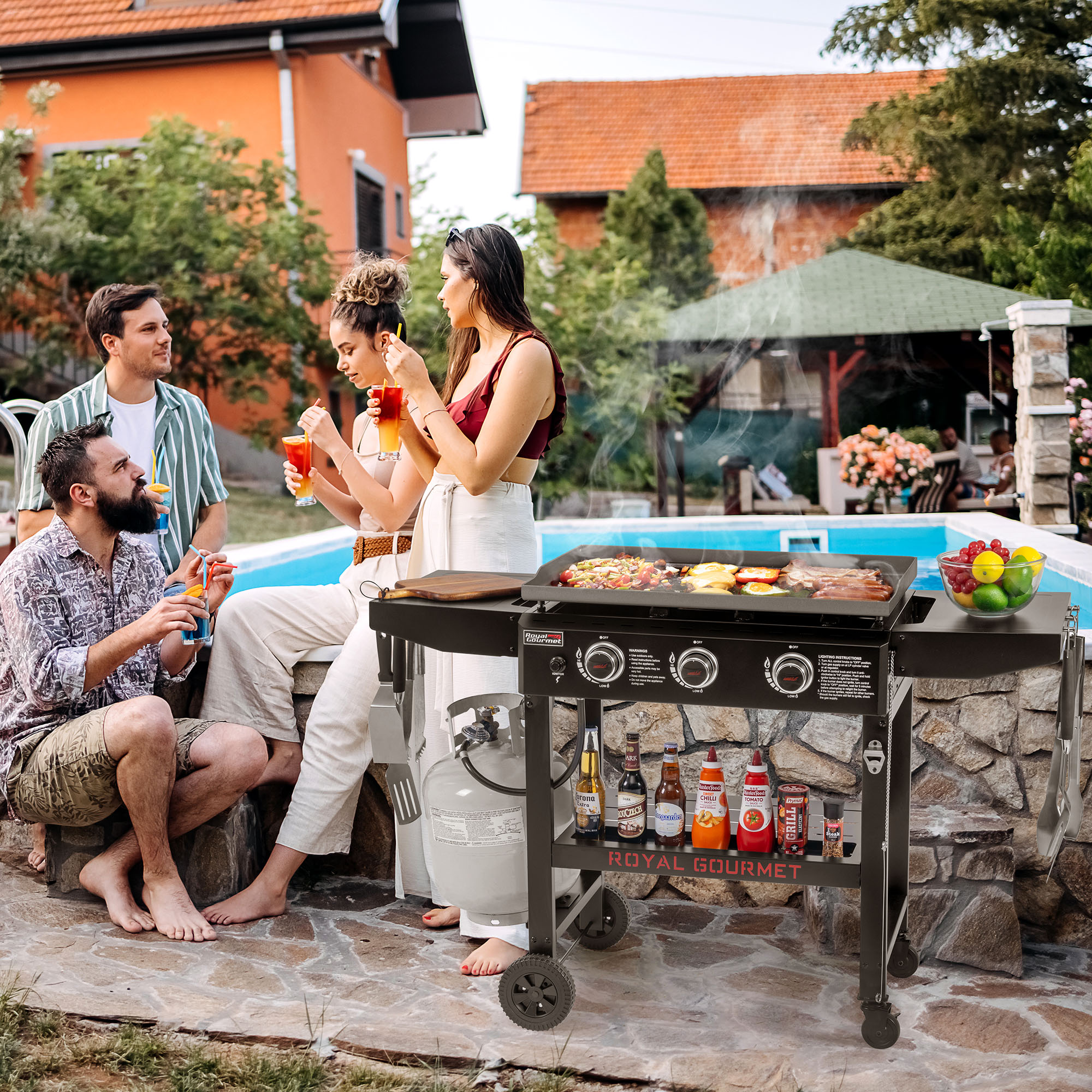 Royal Gourmet GB3000H Flat-Top-Grills - View #10