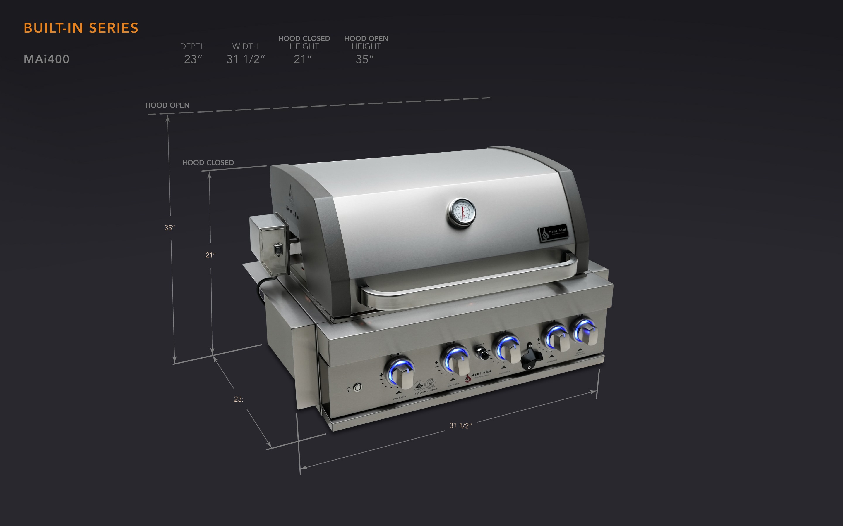 Mont Alpi MABI400 Modular-Outdoor-Kitchens - View #2