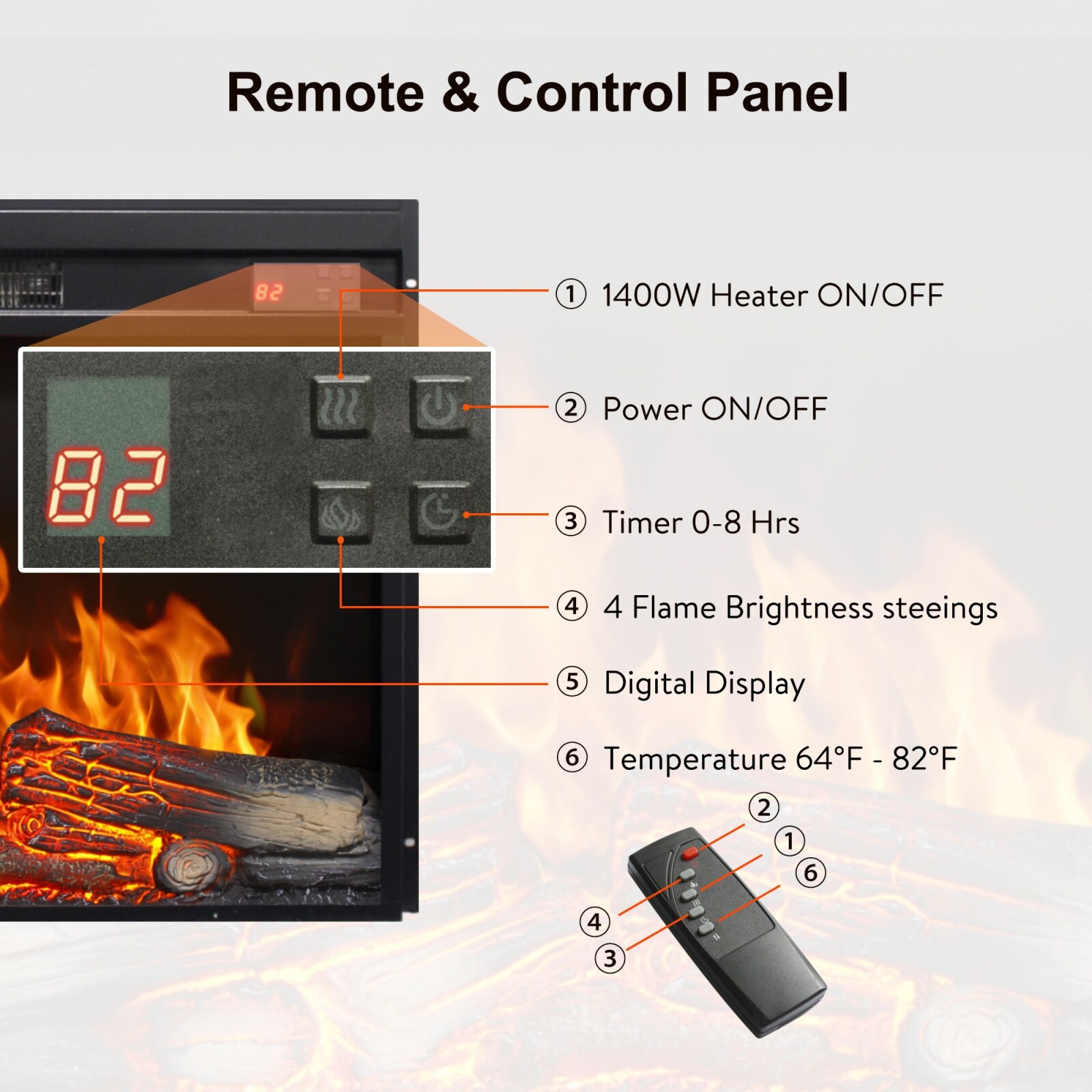 Lirago FXL20607-608D68 Electric-Fireplaces - View #3
