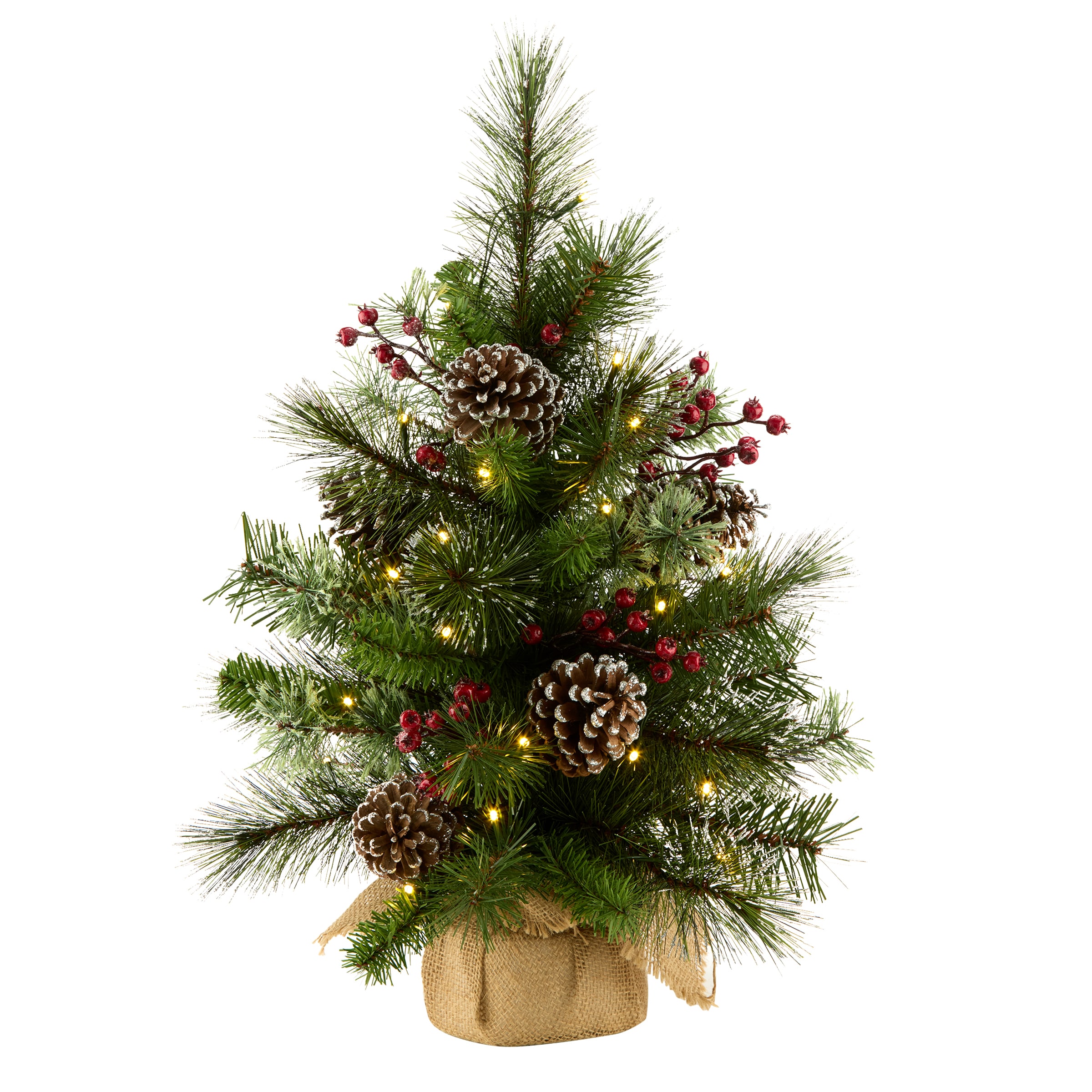 National Tree Company IP8-300-20-B-1 24-in Lighted Tree Tabletop Decoration