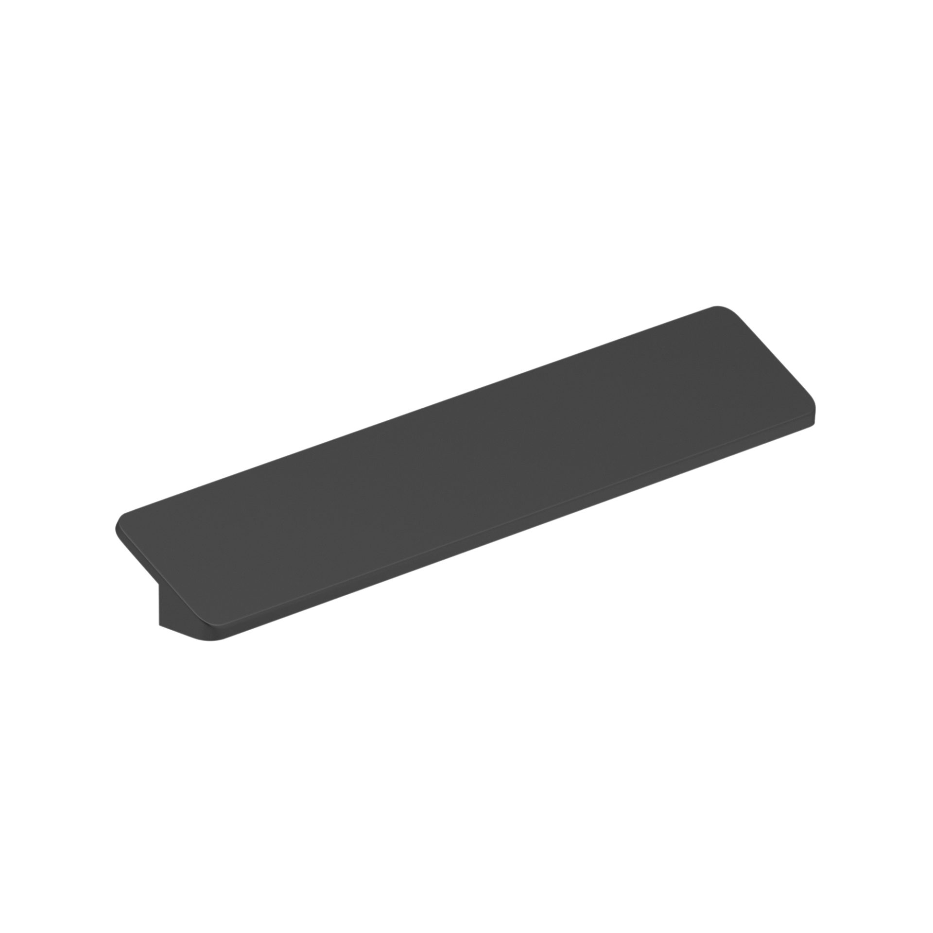 Richelieu 788896900 1-1/4-in to 5-1/16-in , 32mm to 128mm Center to Center Matte Black Dual Mount Rectangular Finger