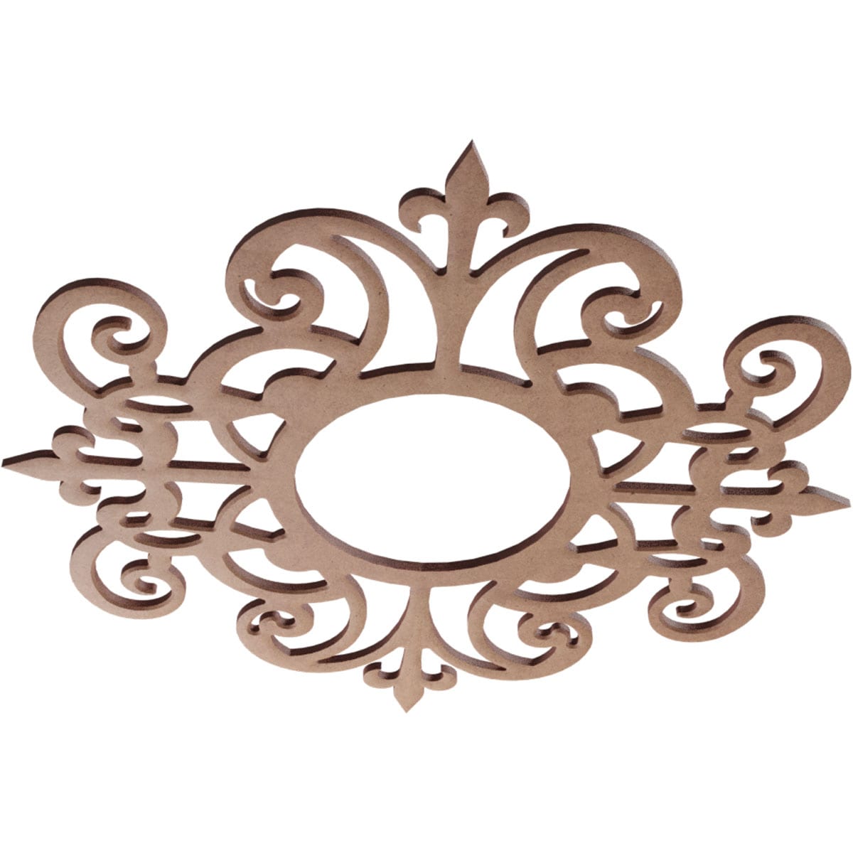 Ekena Millwork CMWP18X18X0250DIMF Ceiling-Medallions - View #2