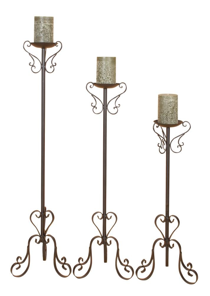 Iron Candle Stand, Set of 2-