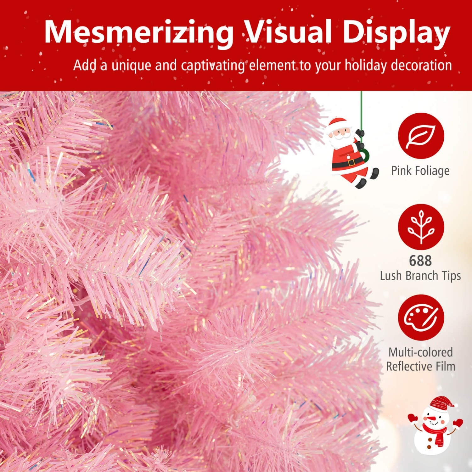 LIVIZA HYS25183USPIS Artificial-Christmas-Trees - View #3