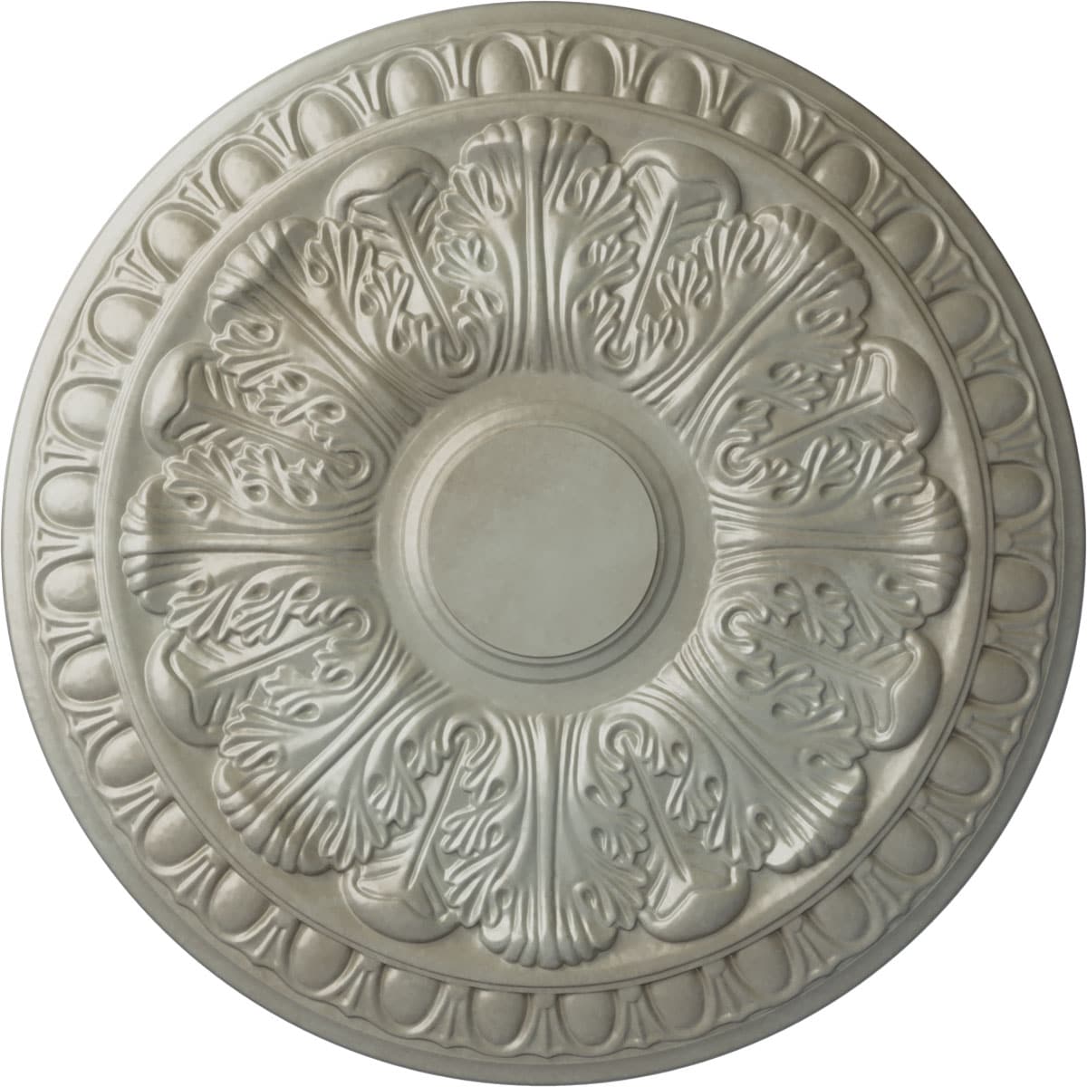 Ekena Millwork CM15CNFLS Colton 15.75-in W x 15.75-in L Painted Flash Gold Polyurethane Whole Ceiling Medallion
