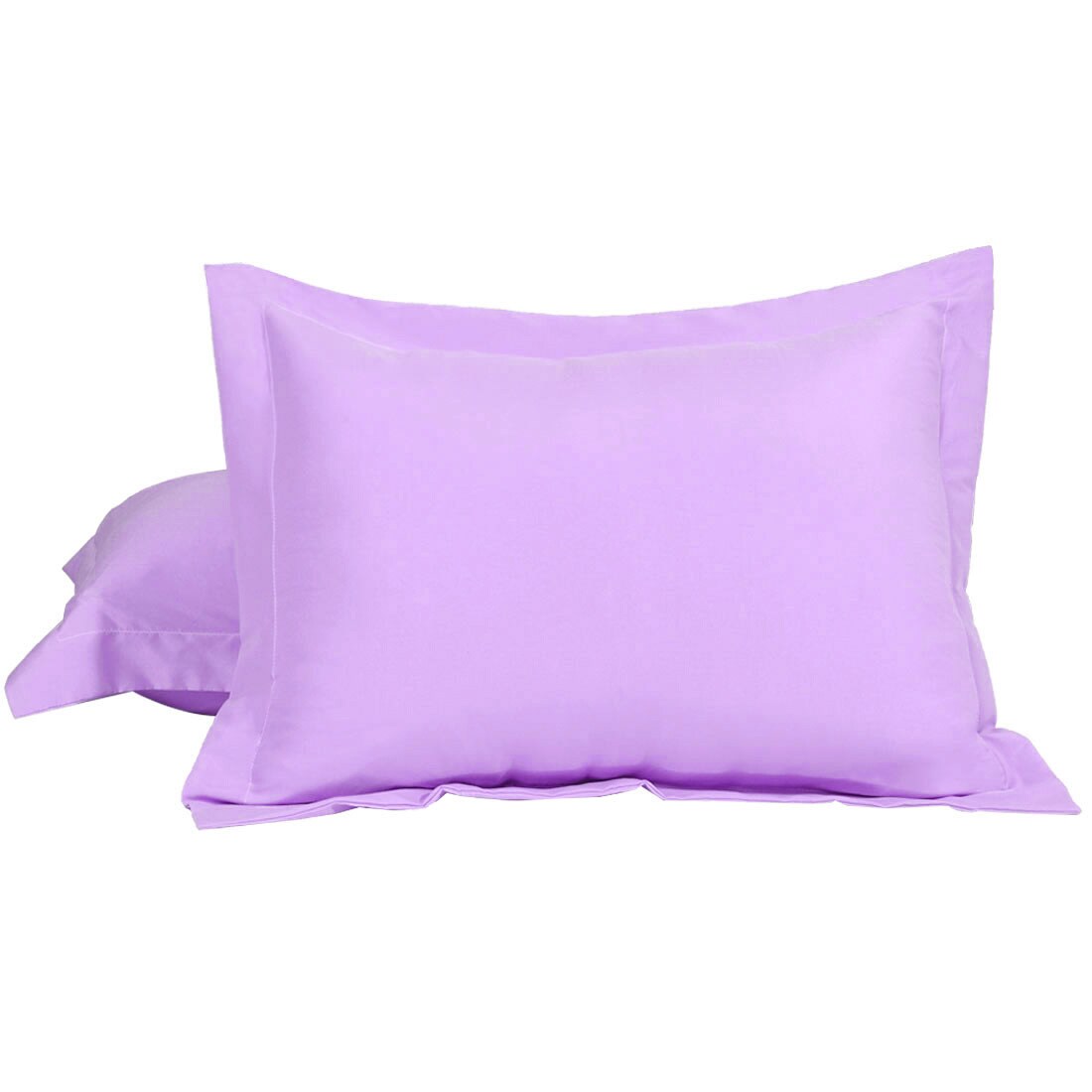 Pillow Shams 2pcs Soft Brushed Microfiber Envelope Closure Pillowcases King(20 Inchx36 Inch) Lavender