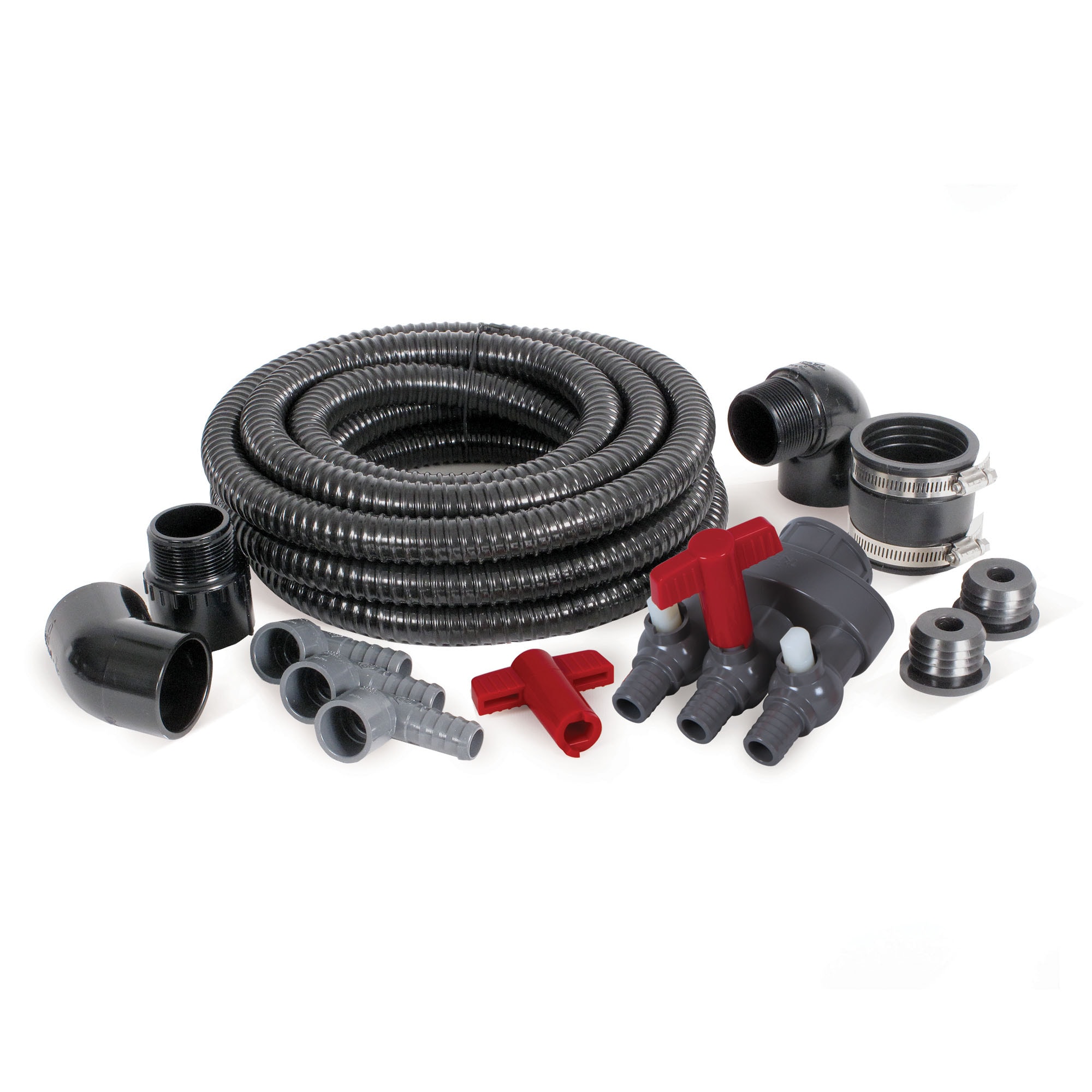 Atlantic 73813 14.25-in x 6.5-in x 14.25-in Grey Plastic Pond Plumbing kit