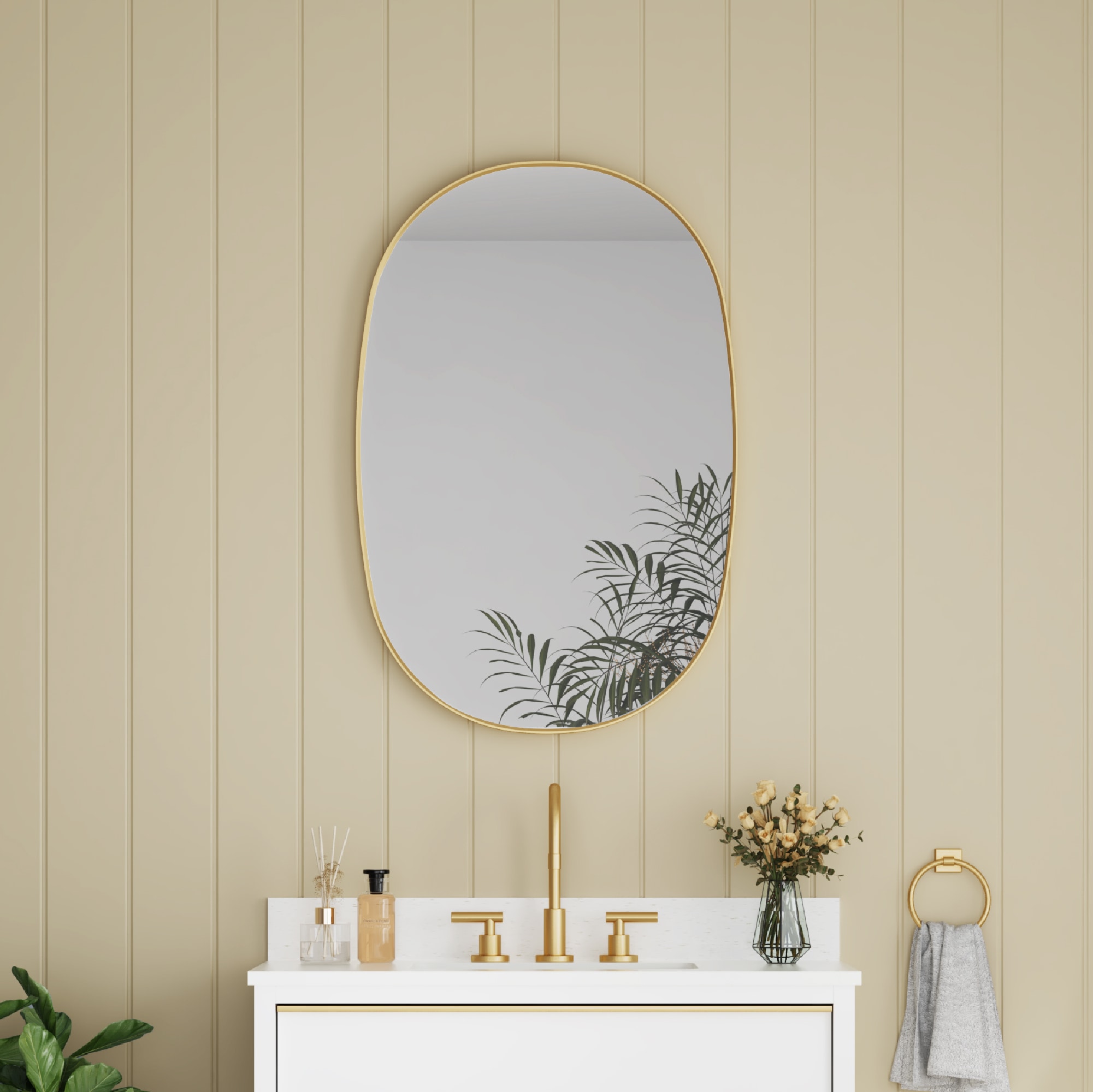 Forclover WBSGO70951 Framed-Bath-Mirrors - View #3