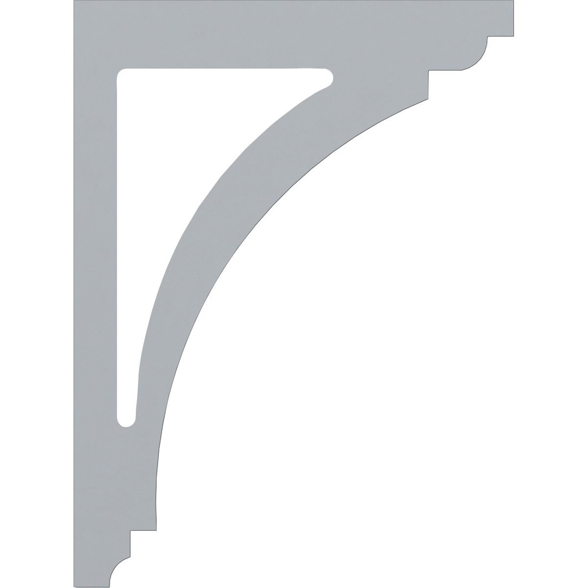 Ekena Millwork BKT04X12X16RI Exterior-Brackets-Braces - View #4