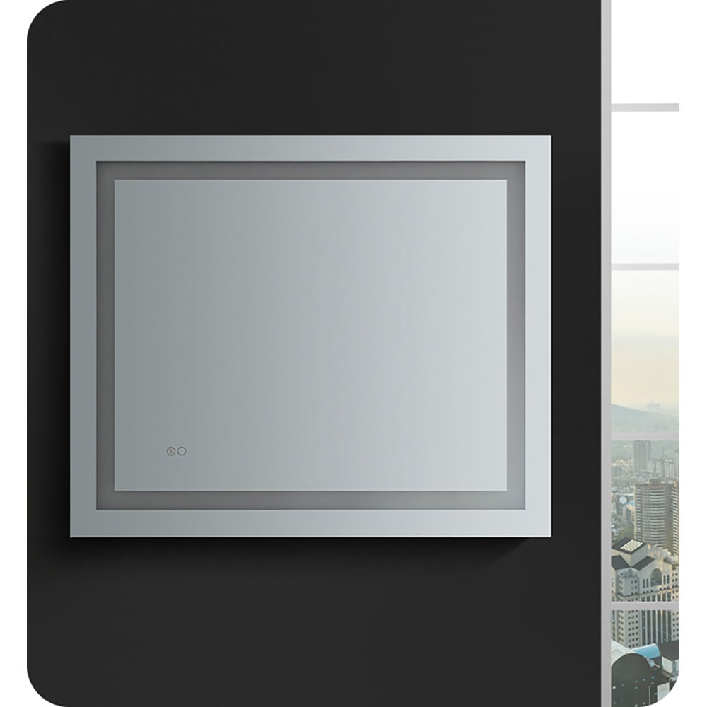 Frameless 36" x 30" Clear LED Bathroom Vanity Mirror