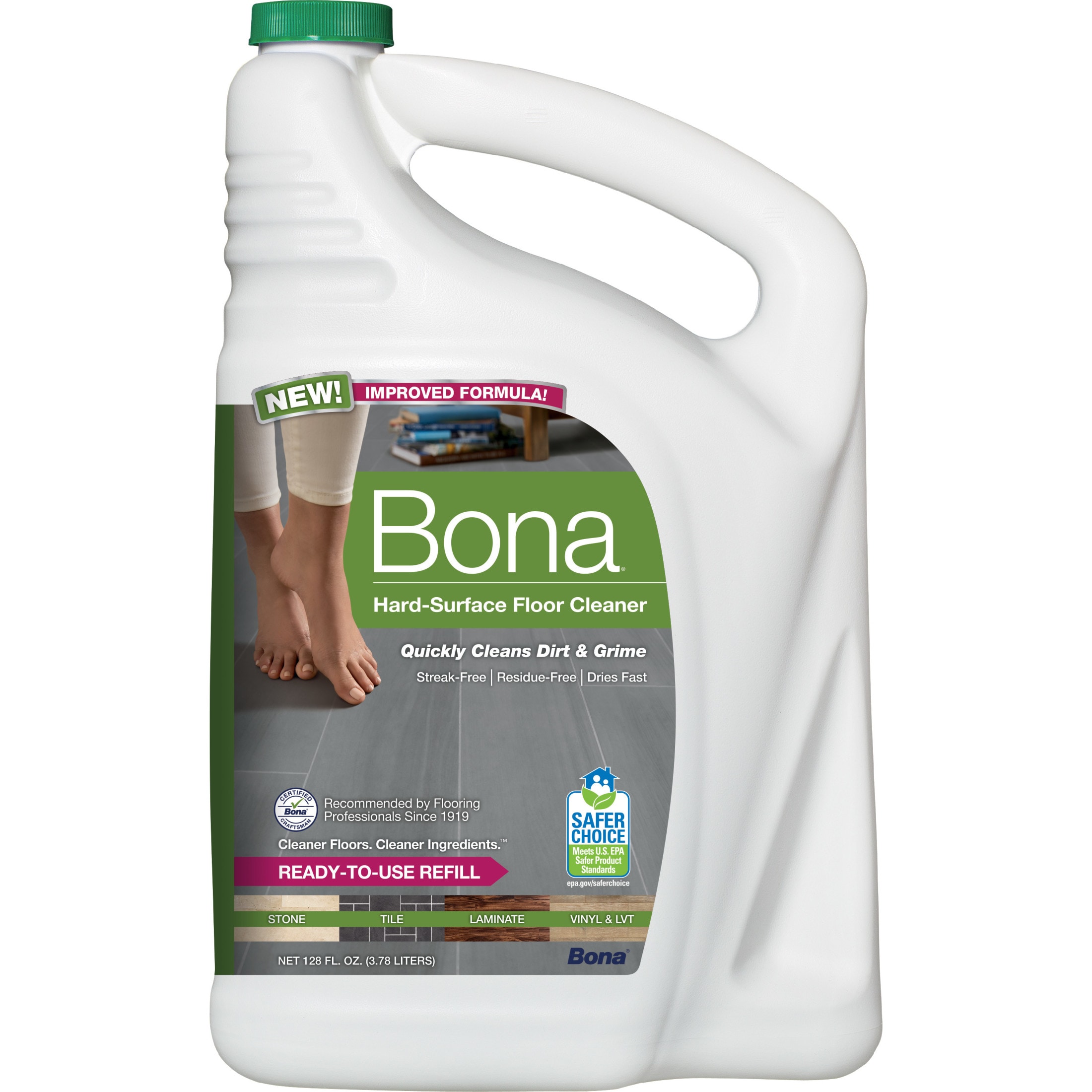 Bona 128-fl oz Unscented Liquid Floor Cleaner in the Floor Cleaners  department at
