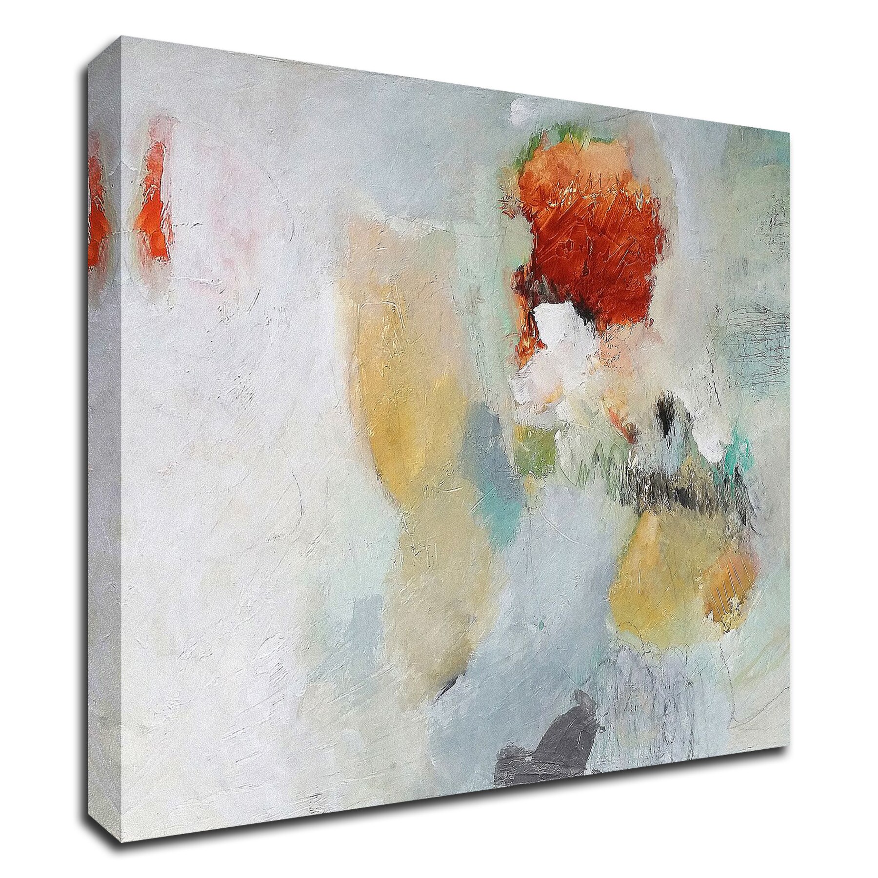 Tangletown Fine Art Closer Nicole Hoeft 18-in H x 18-in W Abstract ...