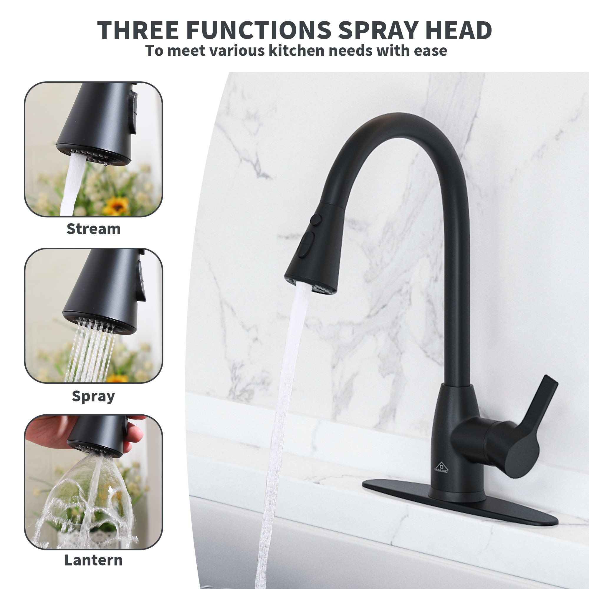 Mondawe MO-DT95028NS Kitchen-Faucets - View #5