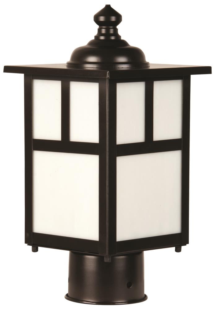 Craftmade Z1845-BC Mission 12-in Burnished Copper Transitional Outdoor Post Light
