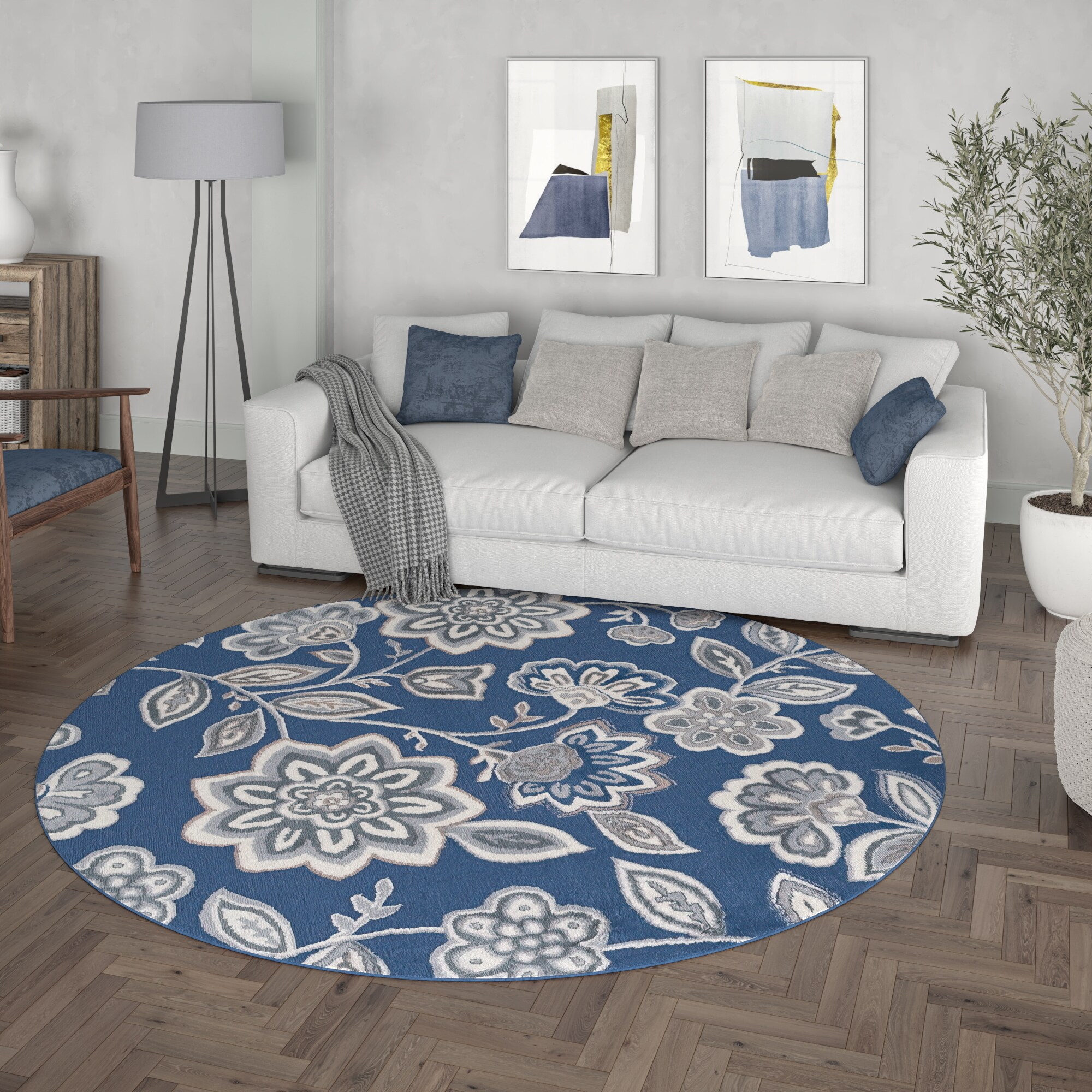 Tayse MDN3407 8RND rugs - View #6