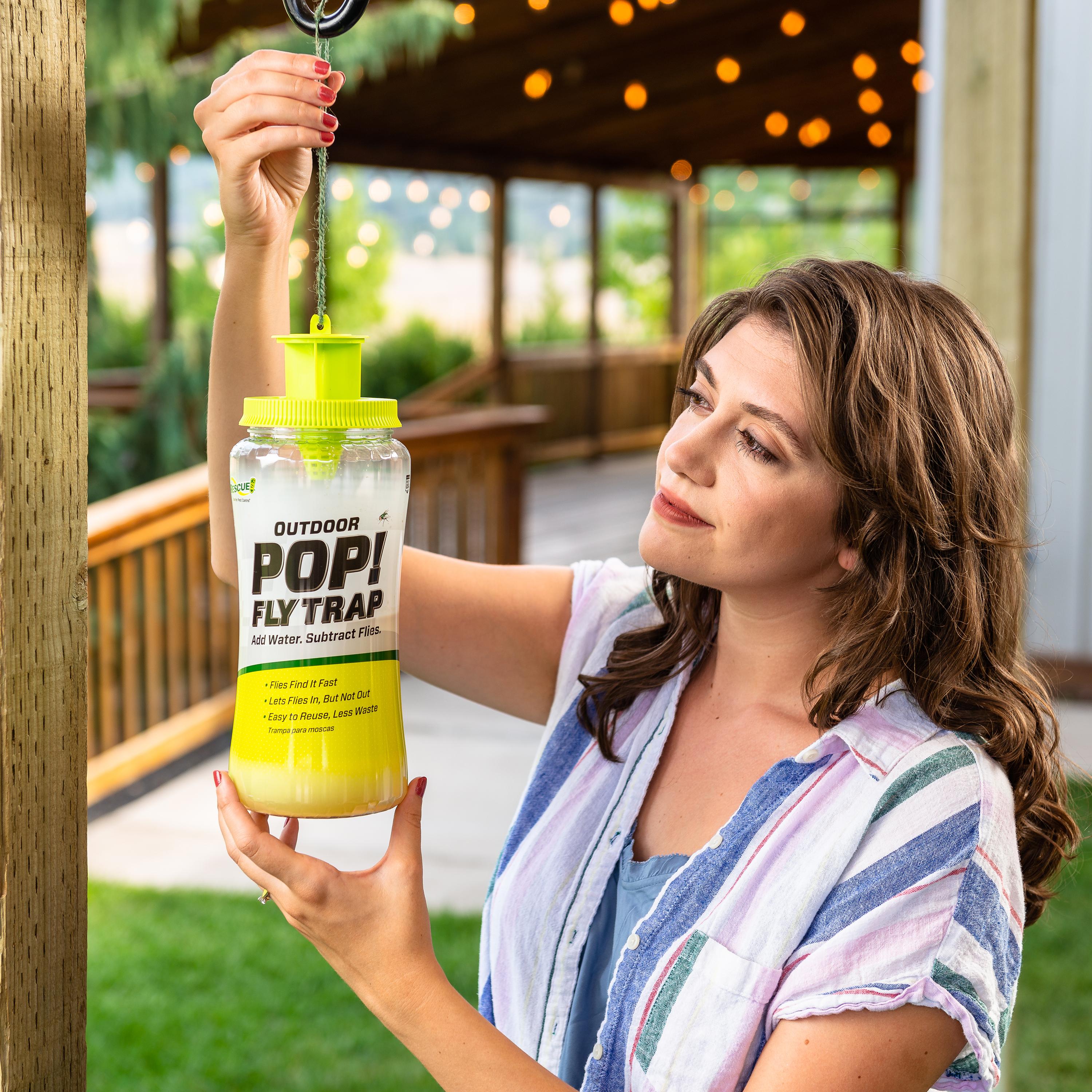 RESCUE! Reusable POP Fly Trap Outdoor Insect Trap