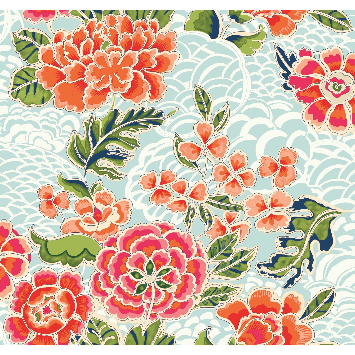 Waverly Fabric Wallpaper and Home Decor  Spoonflower
