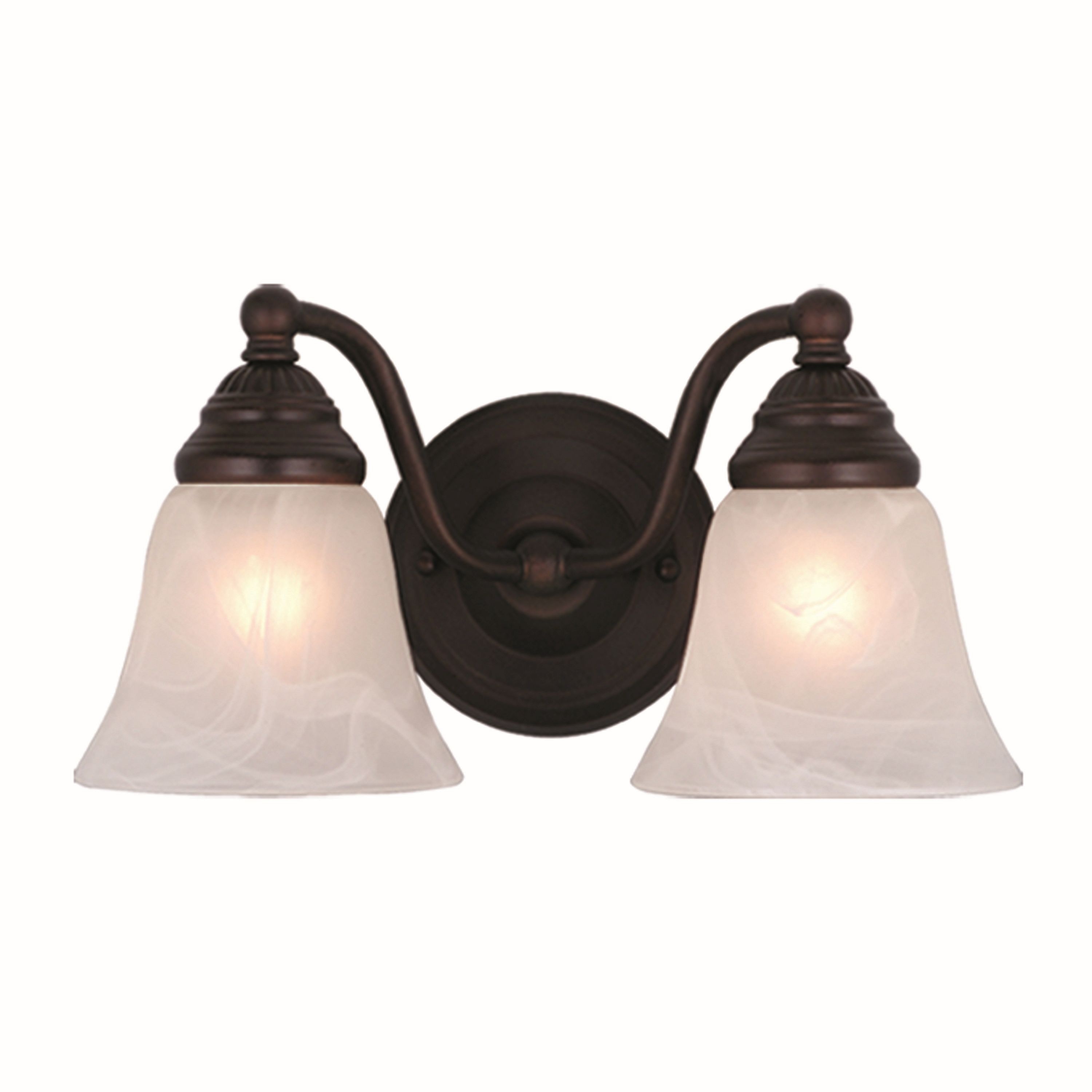 Cascadia VL35122OBB Standford 13-in 2 -Light Oil-rubbed Bronze Transitional Vanity light